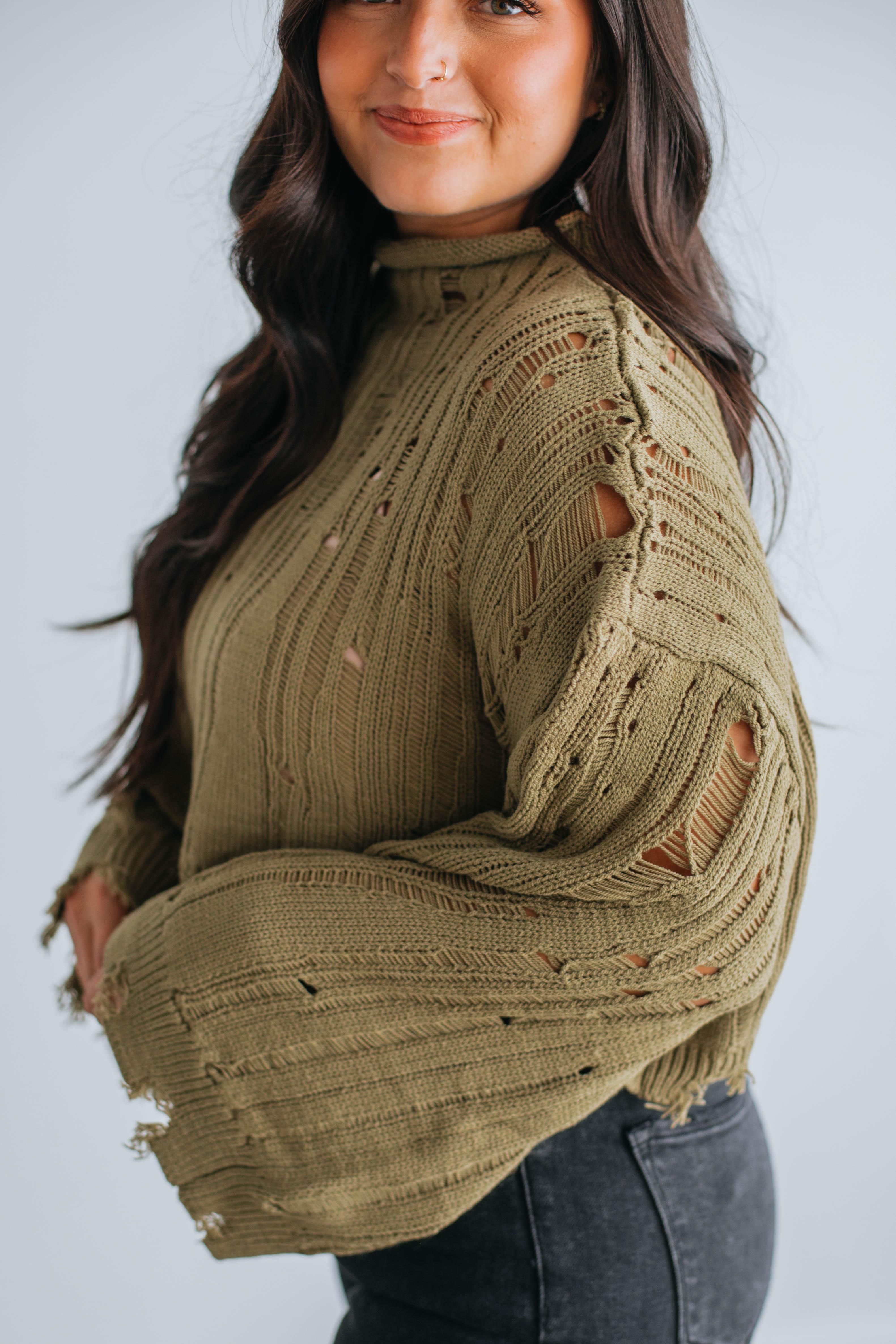 Dasha Cropped Sweater sold by Wild Oak Boutique product image thumbnail 2