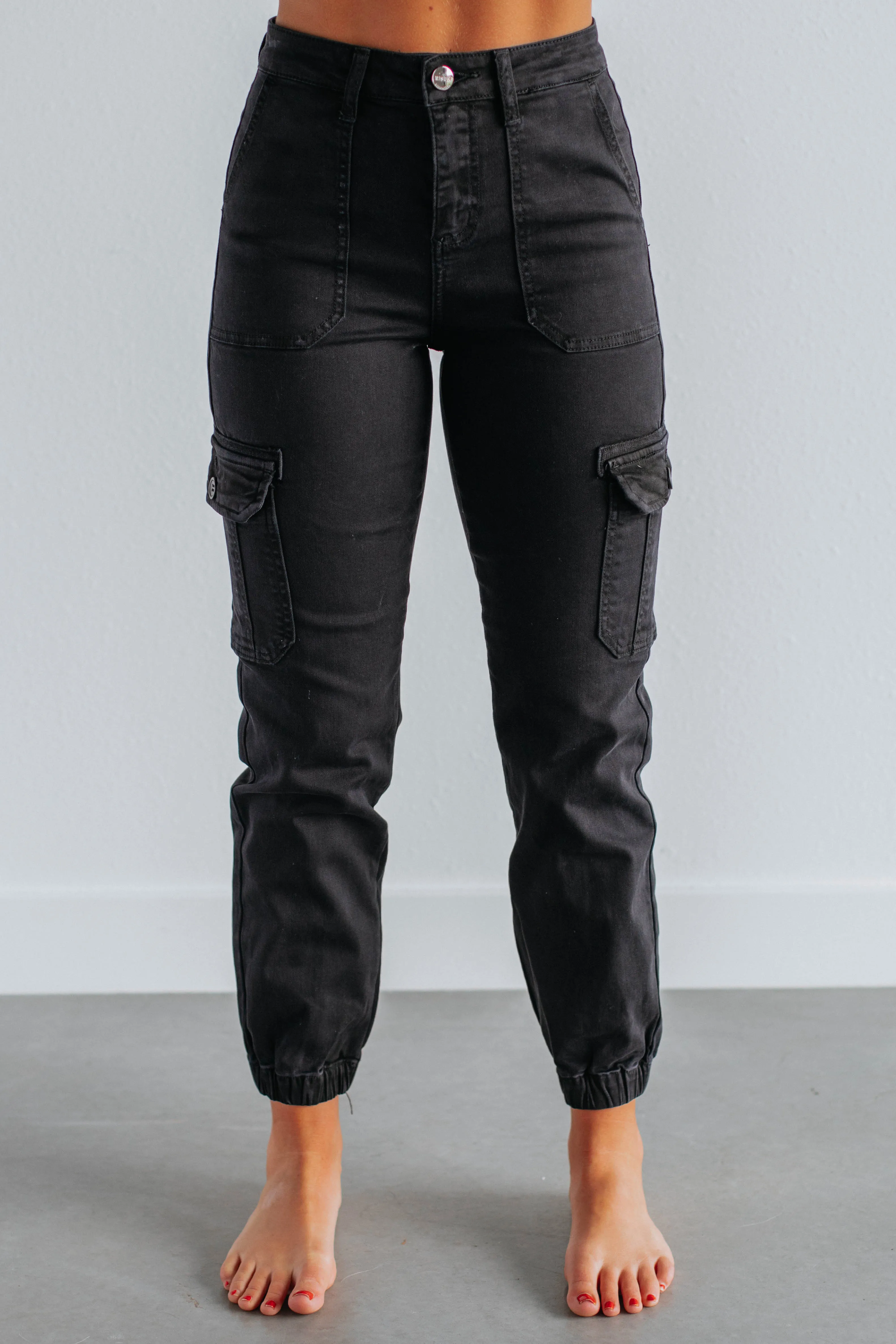 Jadia Risen Cargo Pants - Vintage Black sold by Wild Oak Boutique product image thumbnail 4