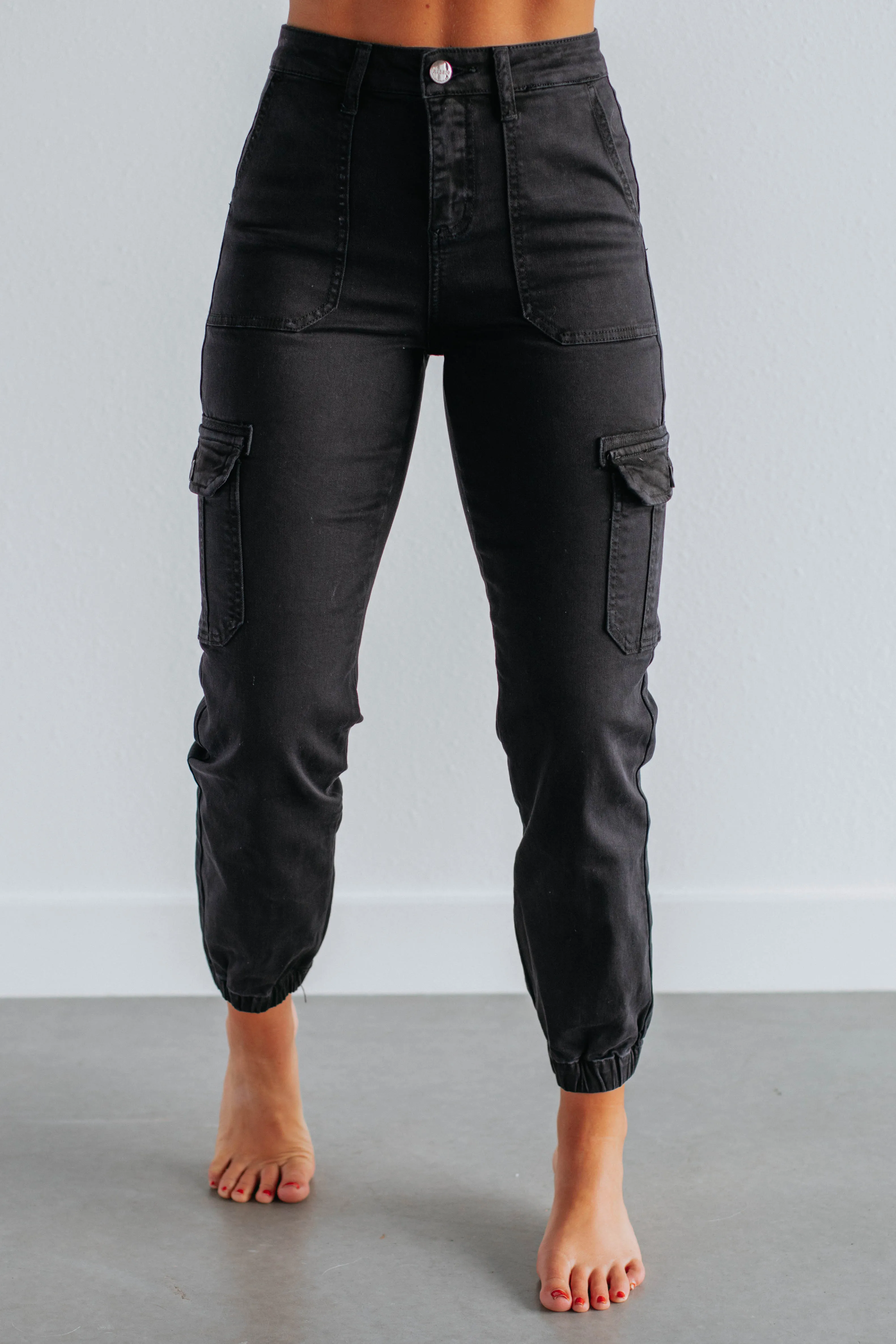 Jadia Risen Cargo Pants - Vintage Black sold by Wild Oak Boutique product image thumbnail 3