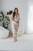 Eva Floral Dress - Sage Mix sold by Wild Oak Boutique