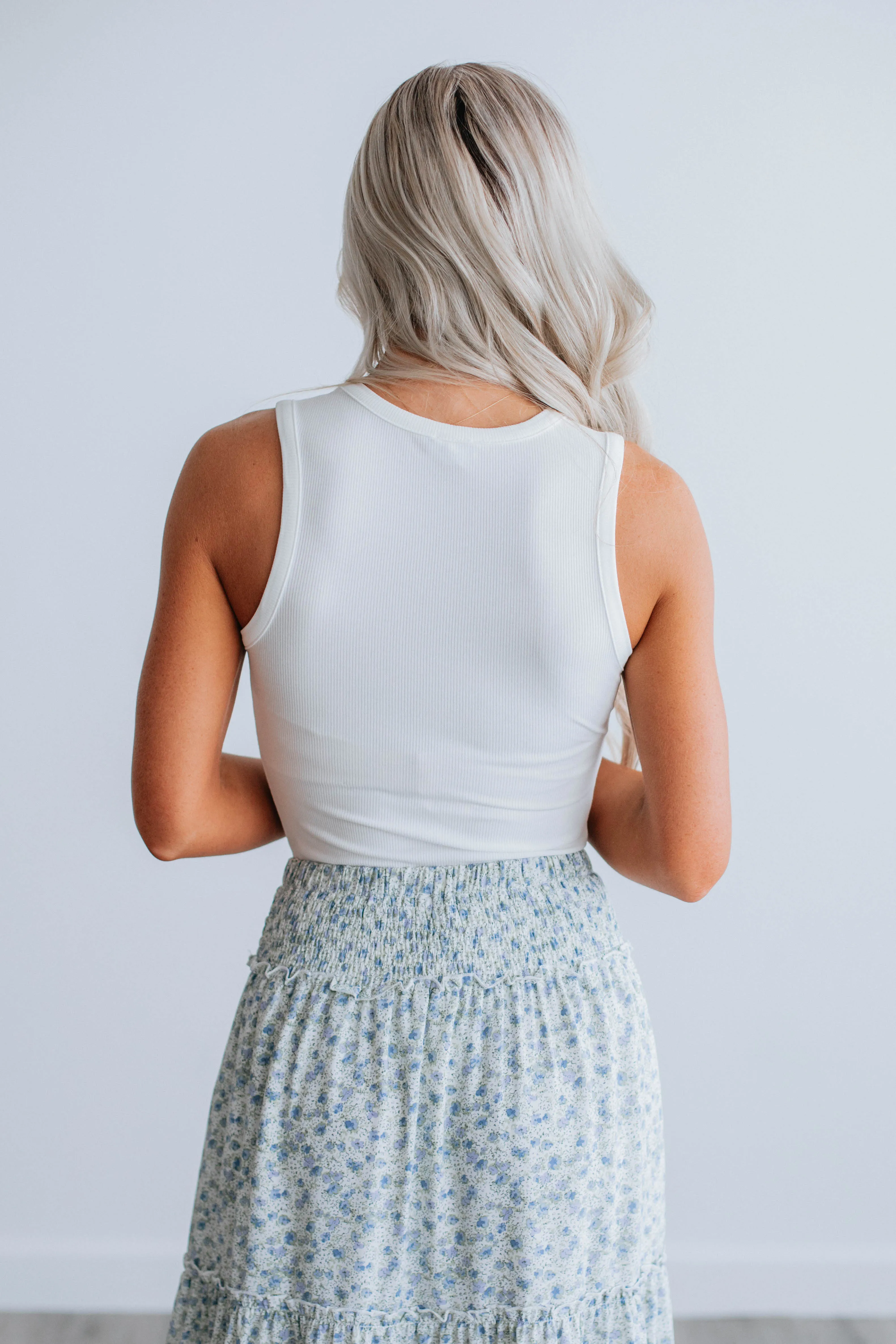 April Ribbed Bodysuit - Ivory sold by Wild Oak Boutique product image thumbnail 4