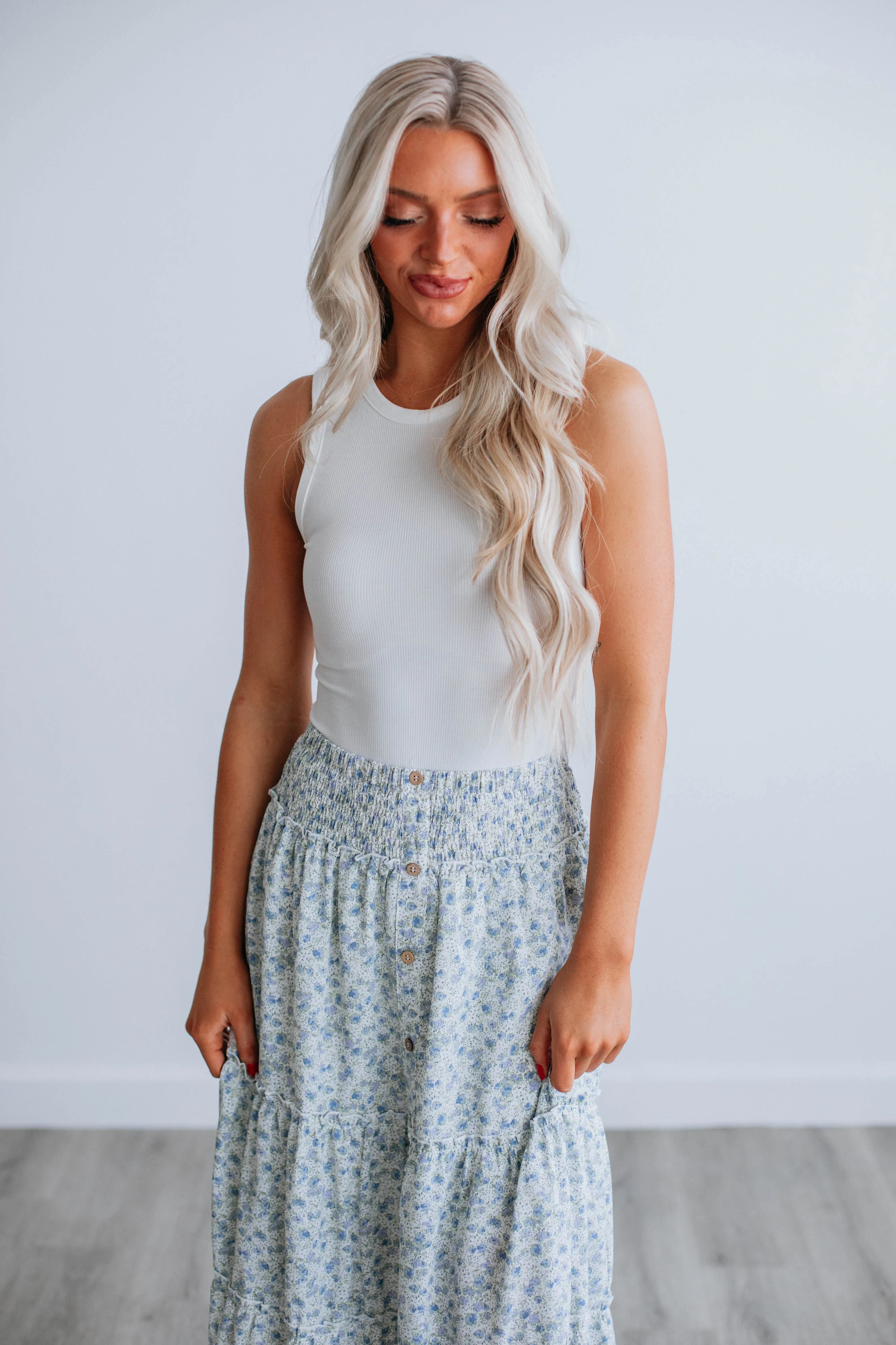 April Ribbed Bodysuit - Ivory sold by Wild Oak Boutique