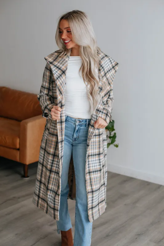 Nettie Trench Coat sold by Wild Oak Boutique