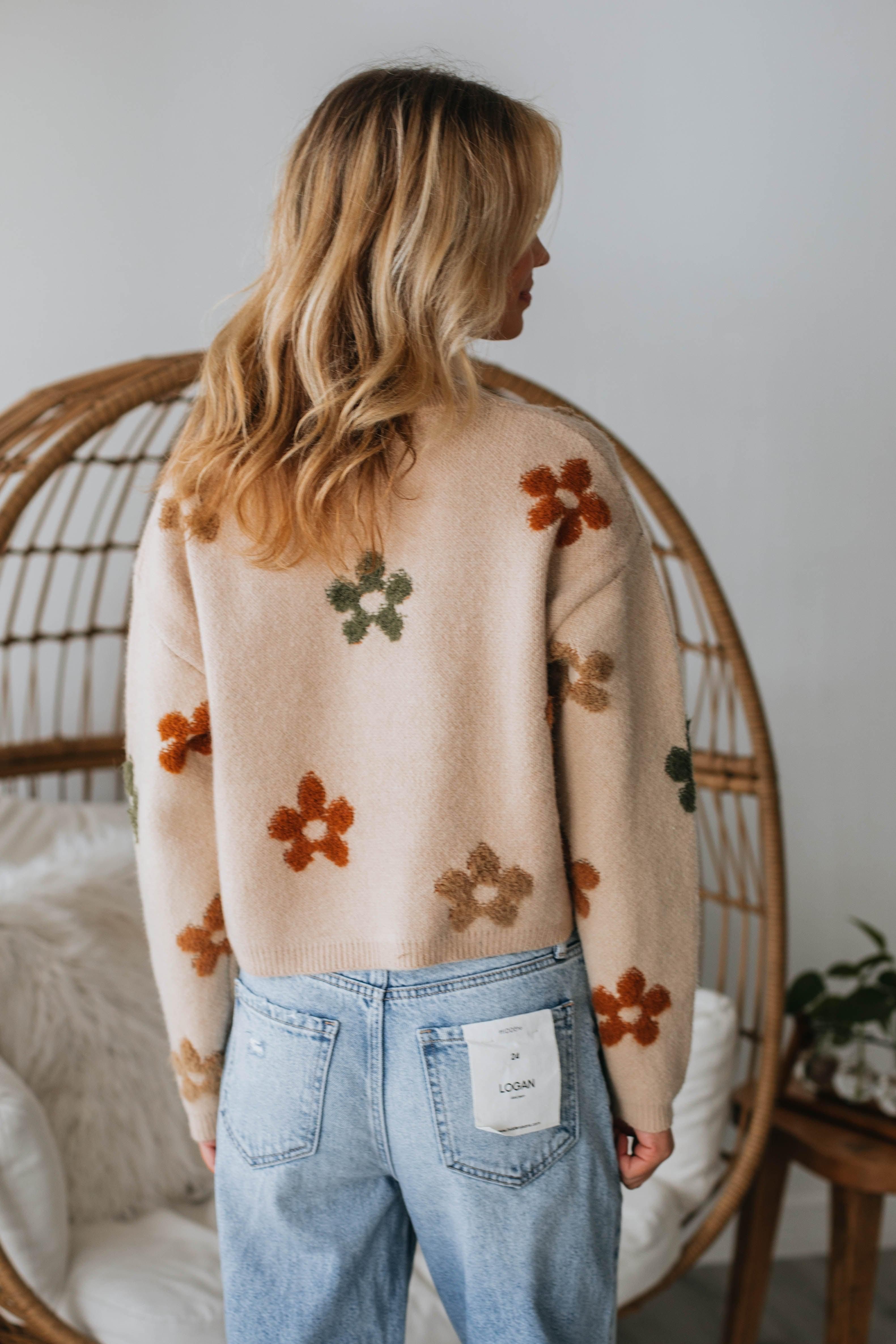 Feeling Floral Sweater sold by Wild Oak Boutique product image thumbnail 5