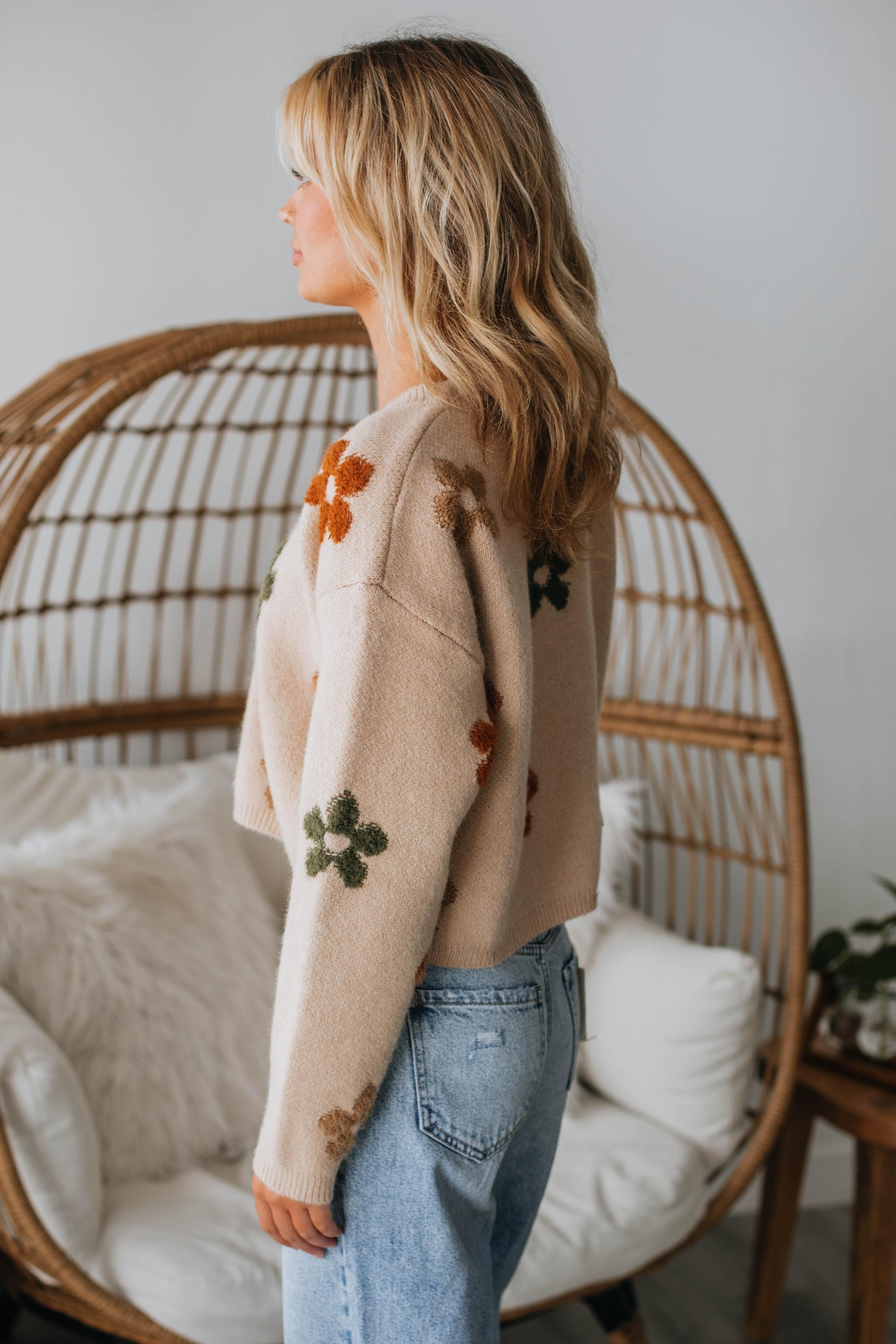 Feeling Floral Sweater sold by Wild Oak Boutique product image thumbnail 6