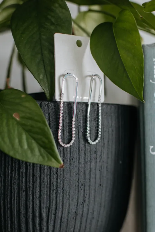 Kingsley Earrings - Silver made by Wild Oak Boutique