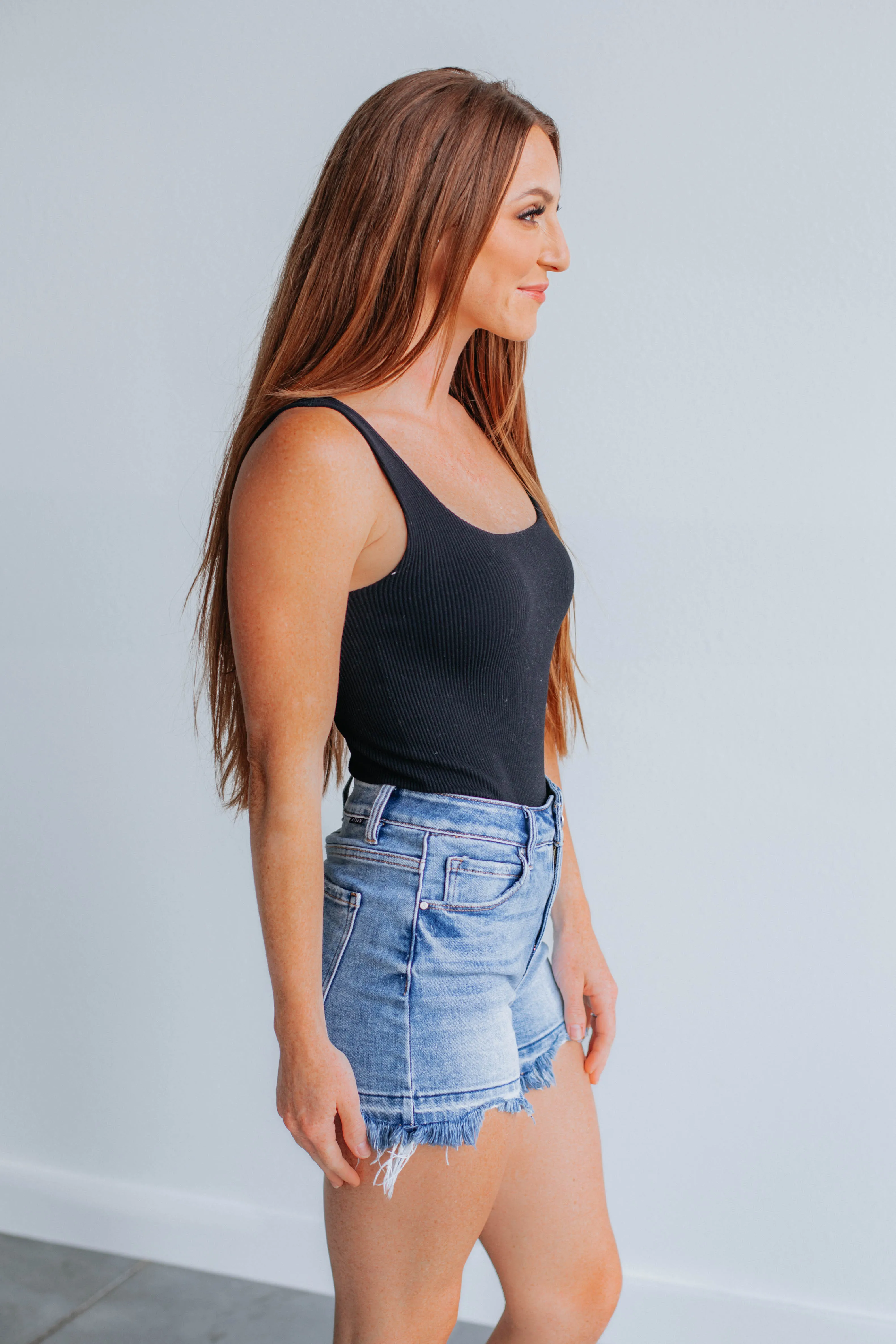 Dahlia Ribbed Bodysuit - Black sold by Wild Oak Boutique product image thumbnail 4