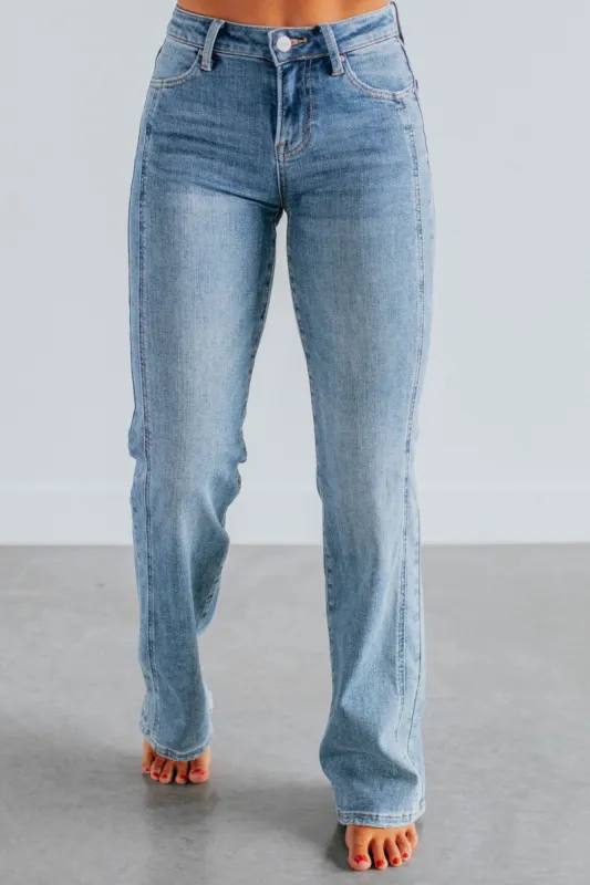 Calina Risen Jeans - Medium Wash sold by Wild Oak Boutique