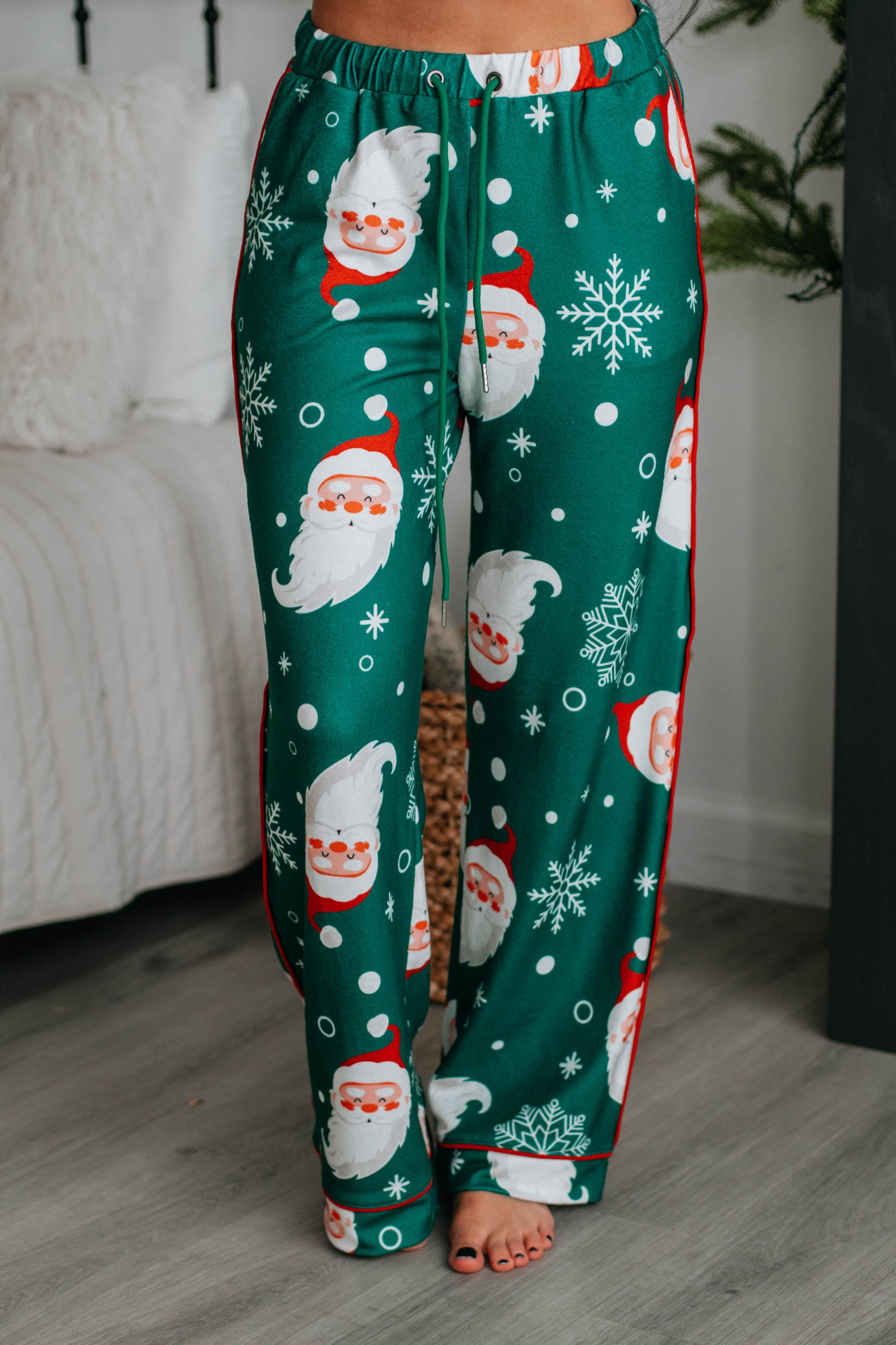 Santa's Favorite Pajama Pants sold by Wild Oak Boutique