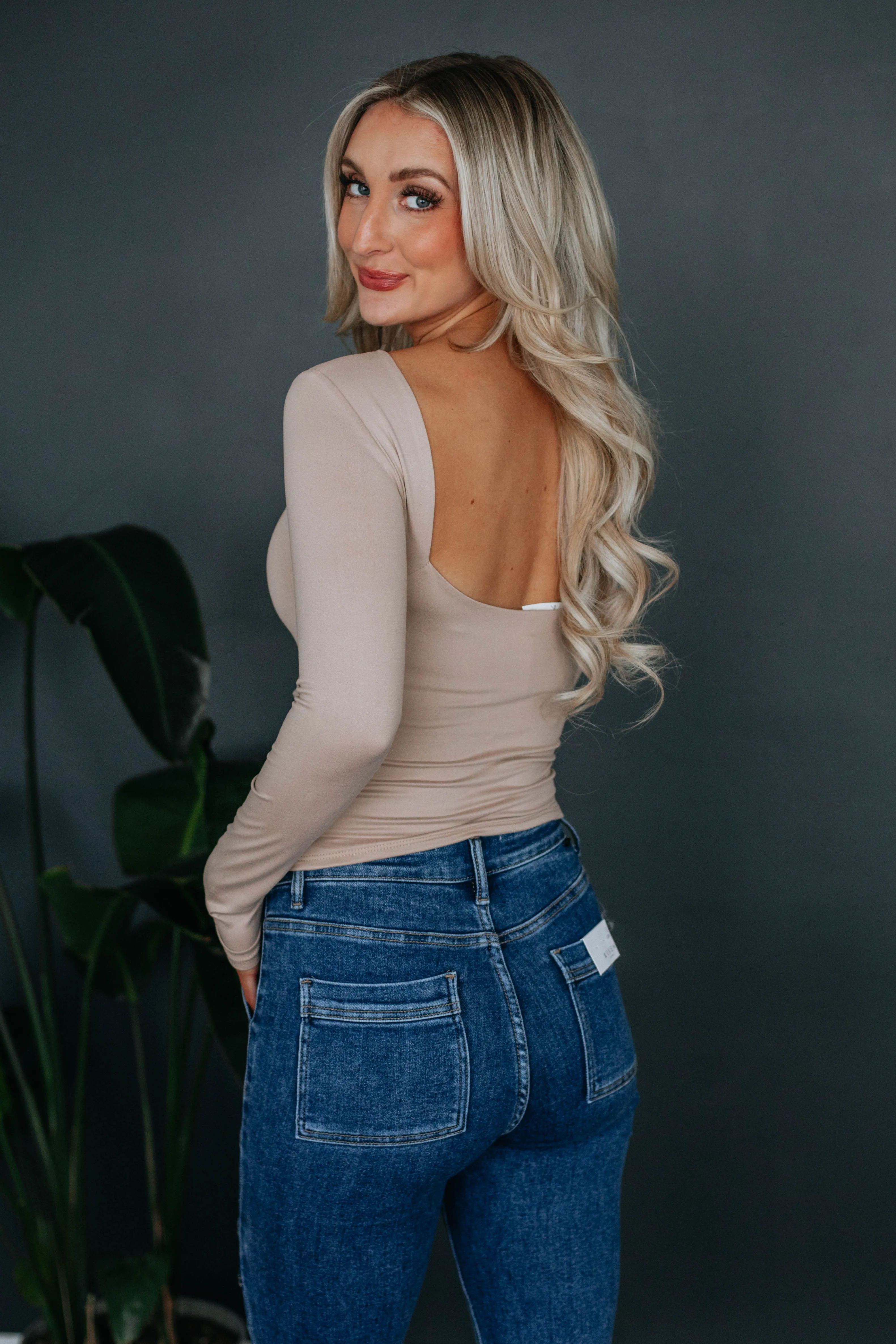 Ronin Long Sleeve Top - Almond sold by Wild Oak Boutique product image thumbnail 4