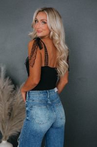 Anastasia Bodysuit - Black sold by Wild Oak Boutique