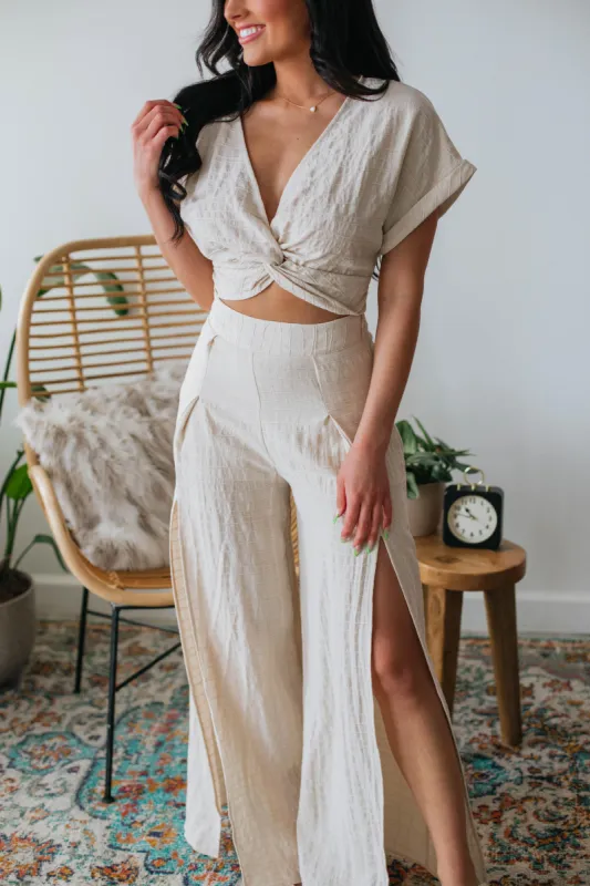 Milo Linen Top sold by Wild Oak Boutique