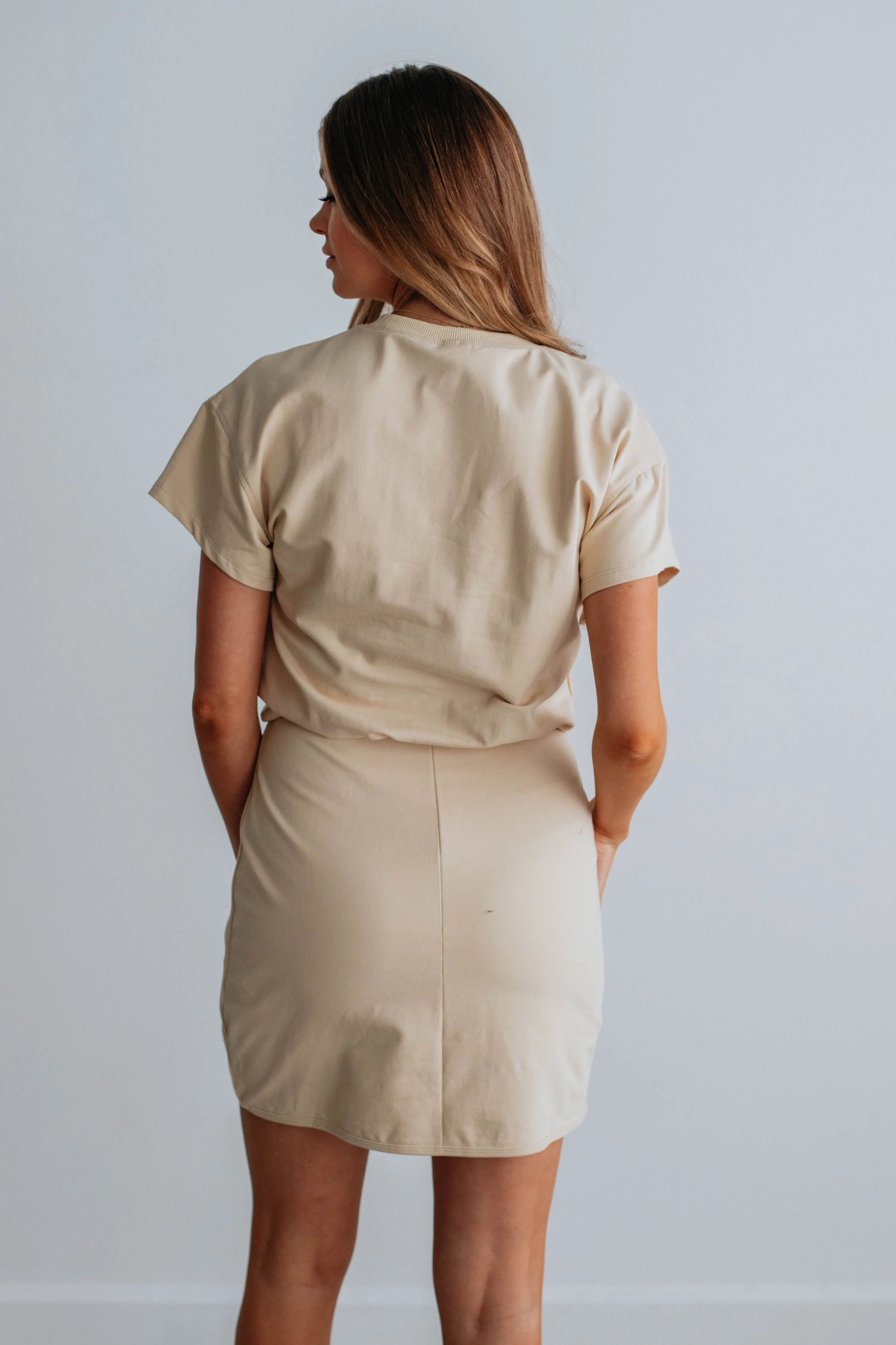 Augusta Dress - Biscotti sold by Wild Oak Boutique product image thumbnail 4