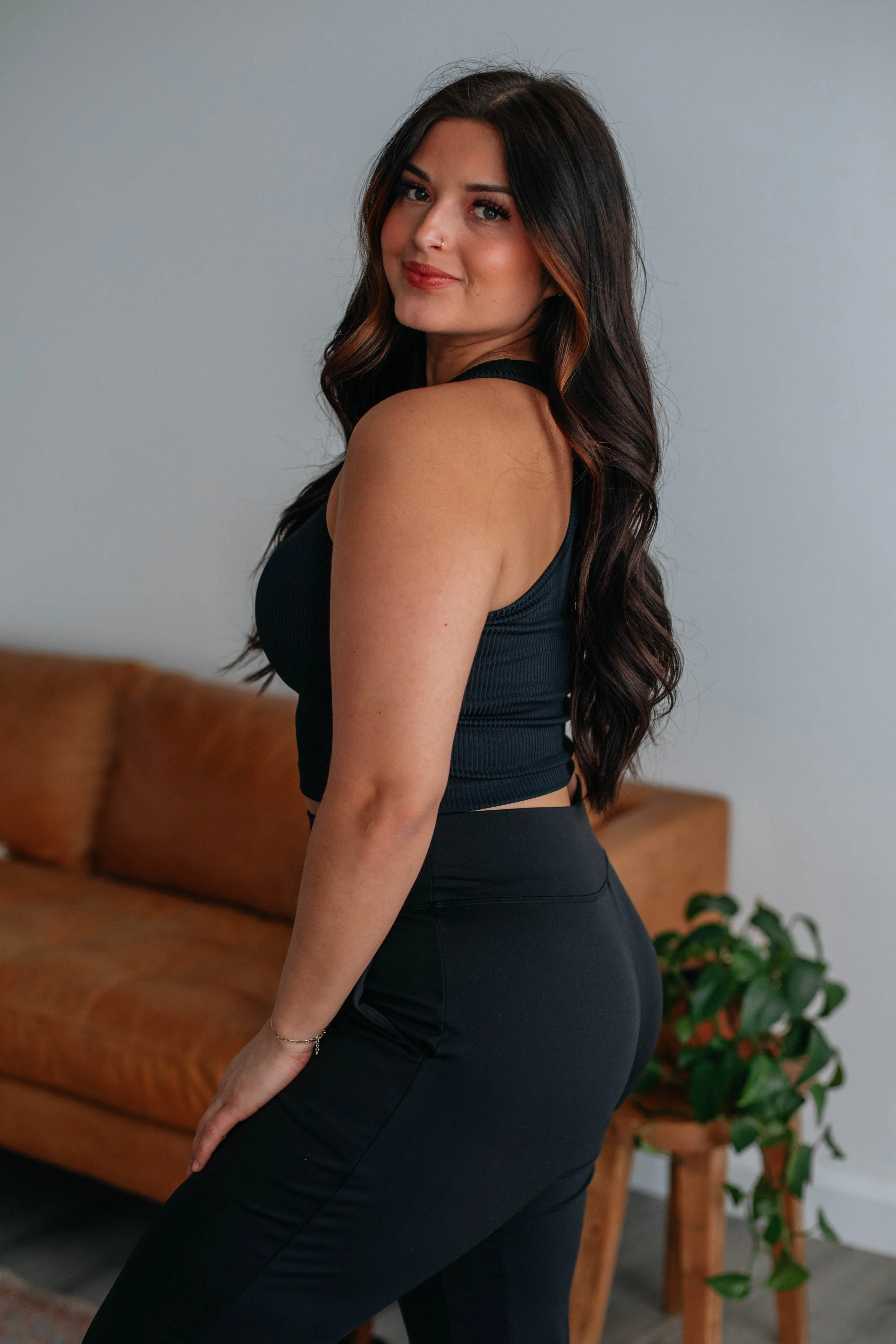 Reva Active Tank - Black sold by Wild Oak Boutique product image thumbnail 5