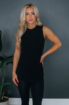 Melody Tank - Black sold by Wild Oak Boutique