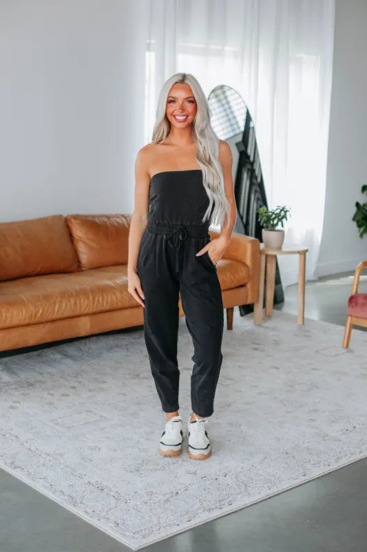 Kaye Jumpsuit - Black sold by Wild Oak Boutique