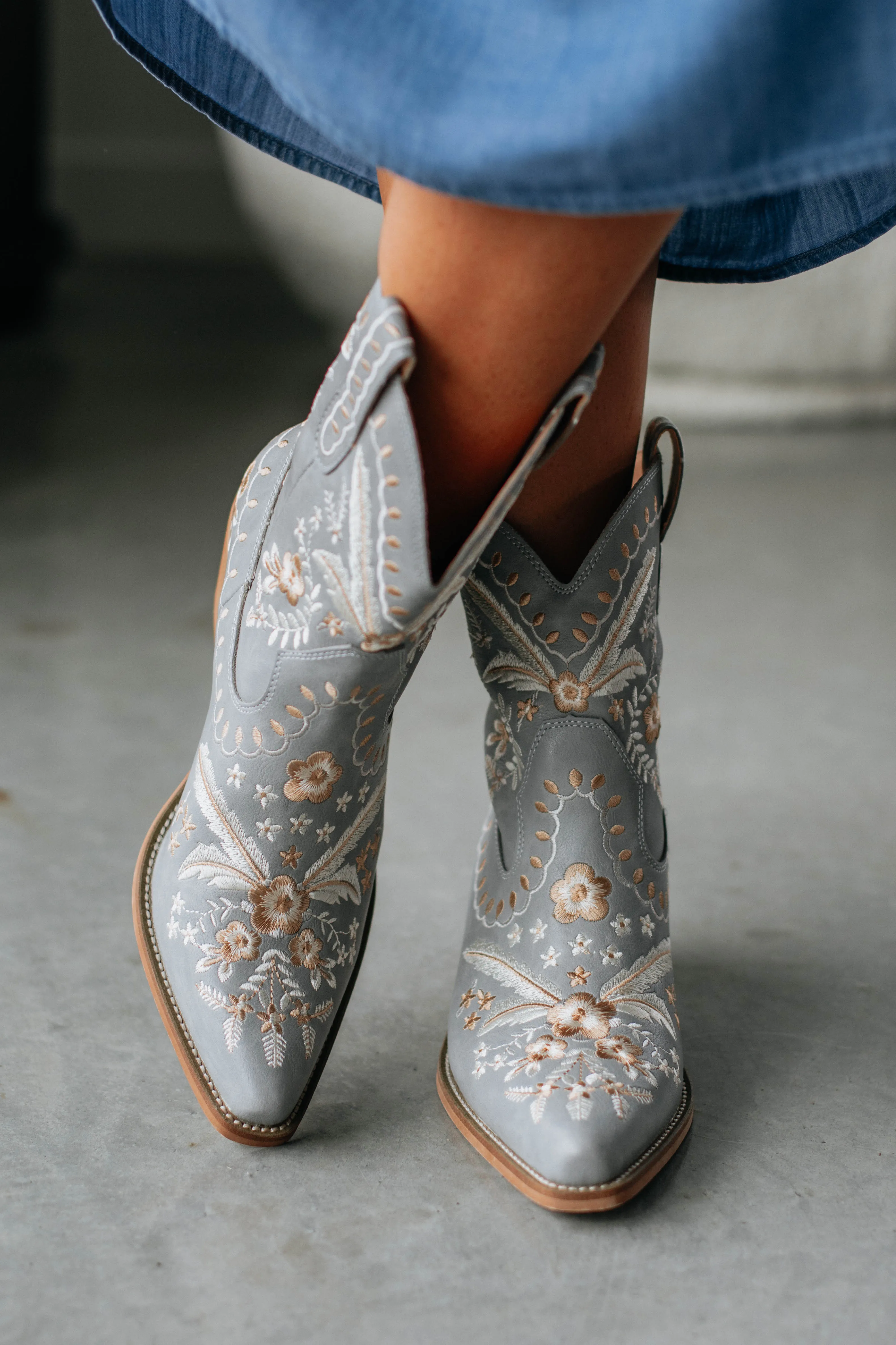 Coastal Cowgirl Boots - Slate Grey sold by Wild Oak Boutique product image thumbnail 4