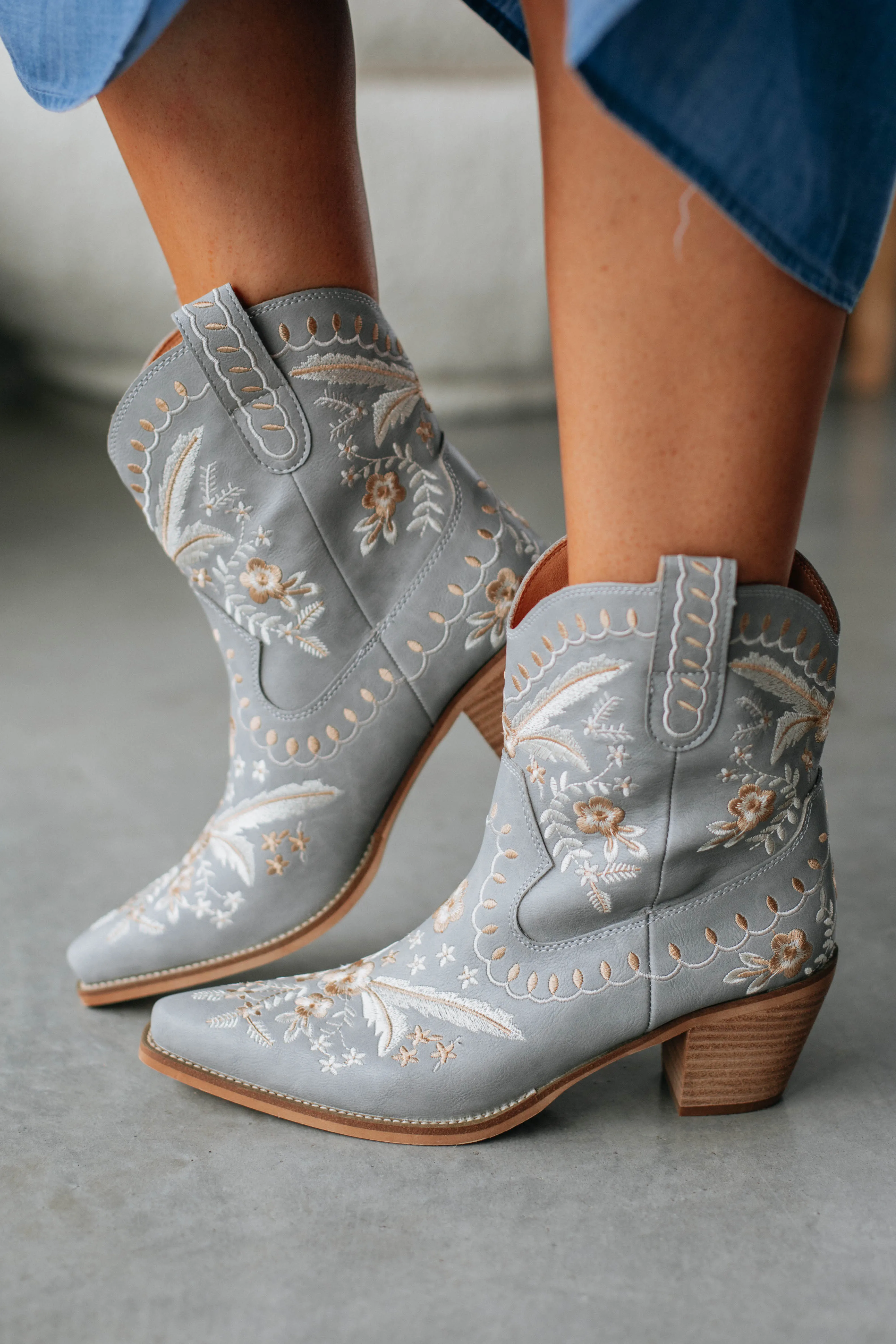 Coastal Cowgirl Boots - Slate Grey sold by Wild Oak Boutique product image thumbnail 3