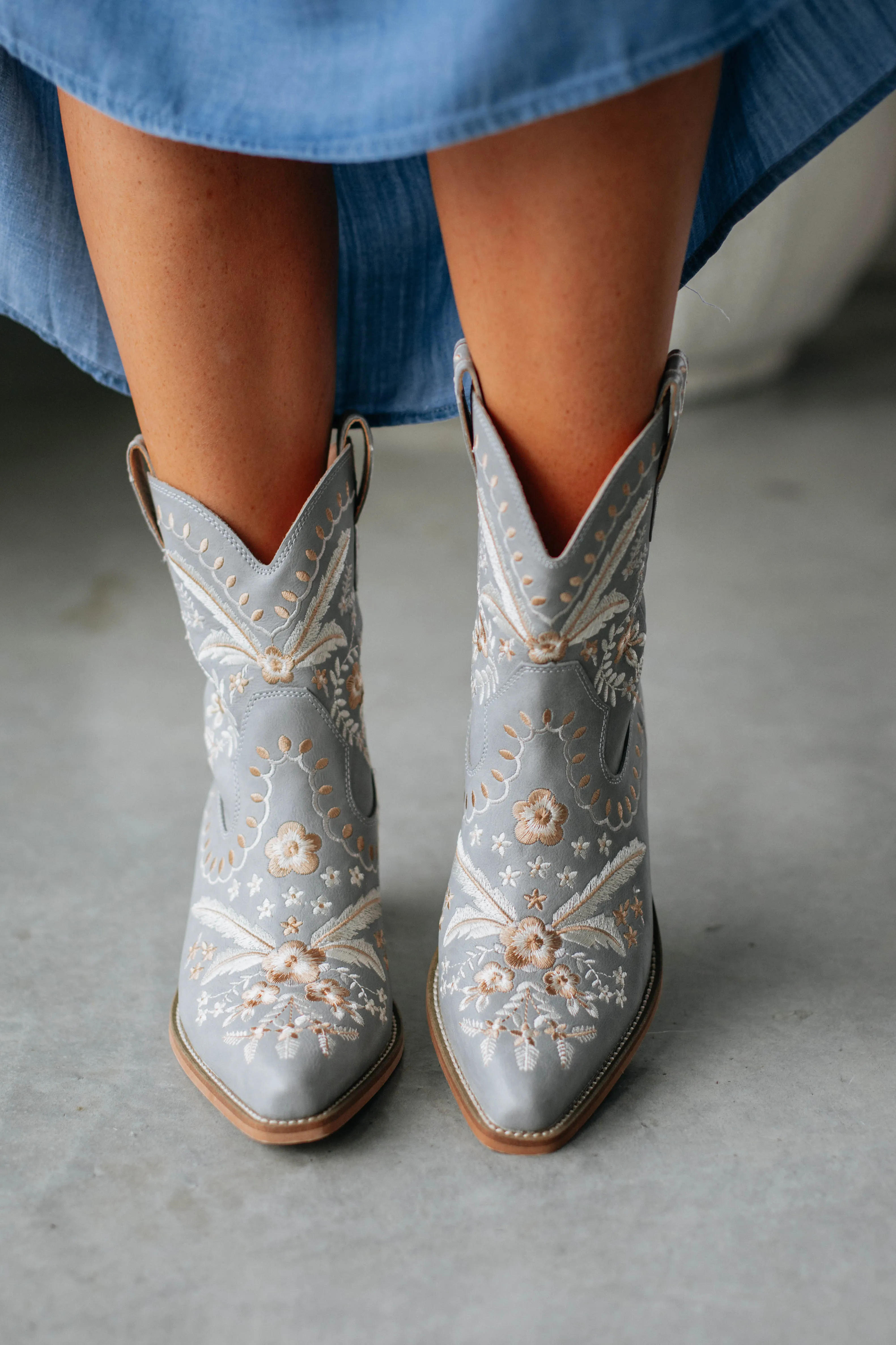 Coastal Cowgirl Boots - Slate Grey sold by Wild Oak Boutique product image thumbnail 2