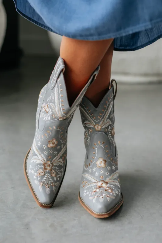 Coastal Cowgirl Boots - Slate Grey sold by Wild Oak Boutique