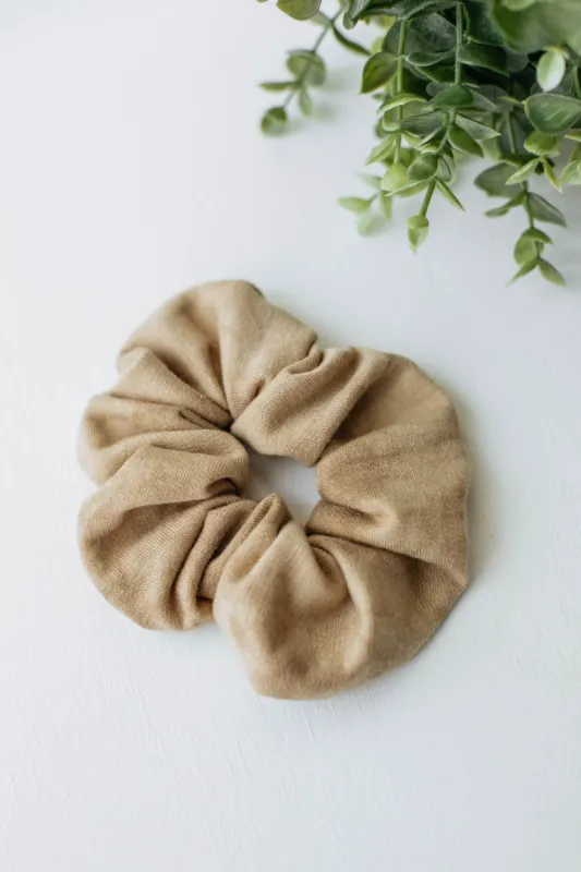 Rowson Scrunchie - Beige sold by Wild Oak Boutique