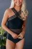 Soaking Up The Sun One Piece Swimsuit - Black sold by Wild Oak Boutique