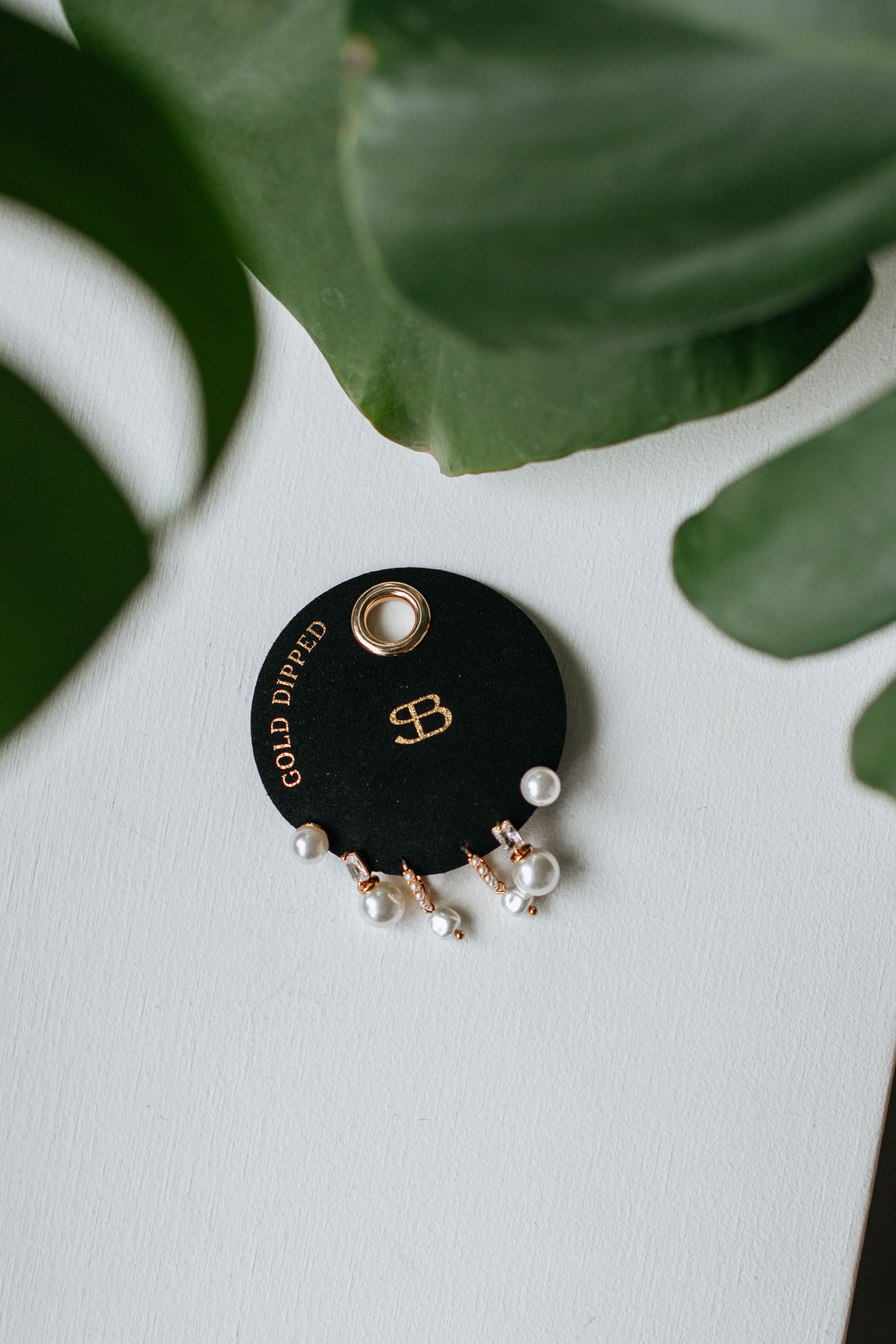 Serving Looks Earring Set sold by Wild Oak Boutique