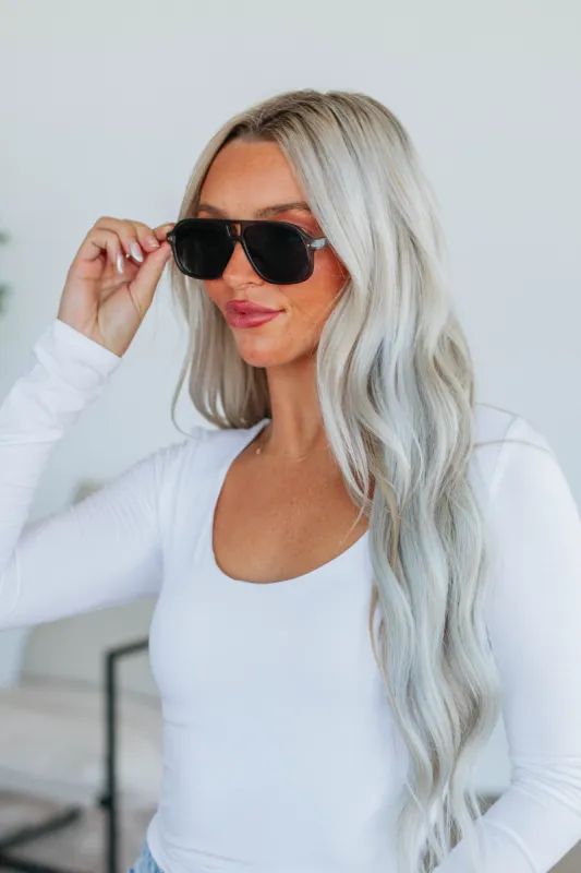 Cause & Reflect Sunglasses - Grey sold by Wild Oak Boutique