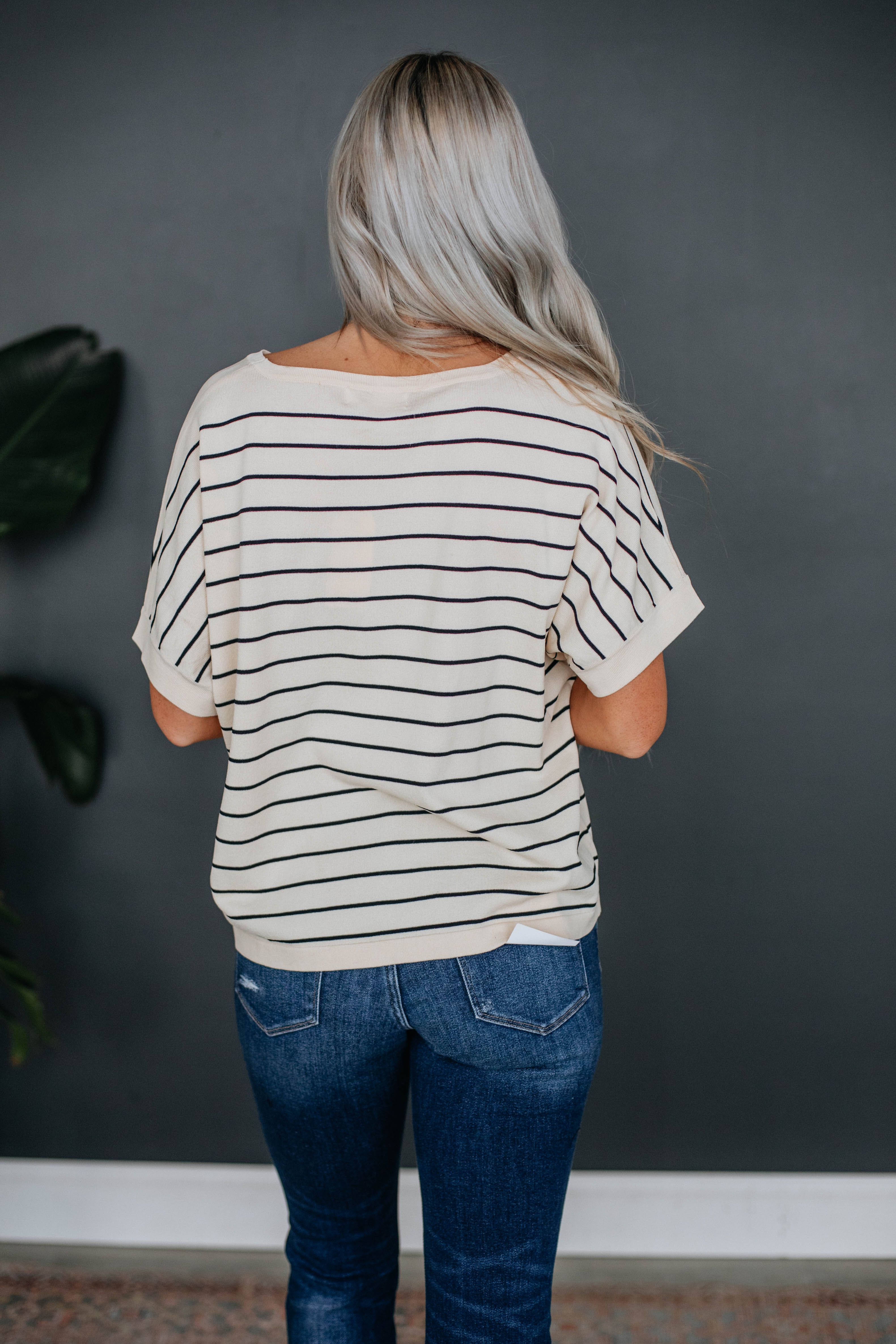 Shaylan Striped Top sold by Wild Oak Boutique product image thumbnail 5