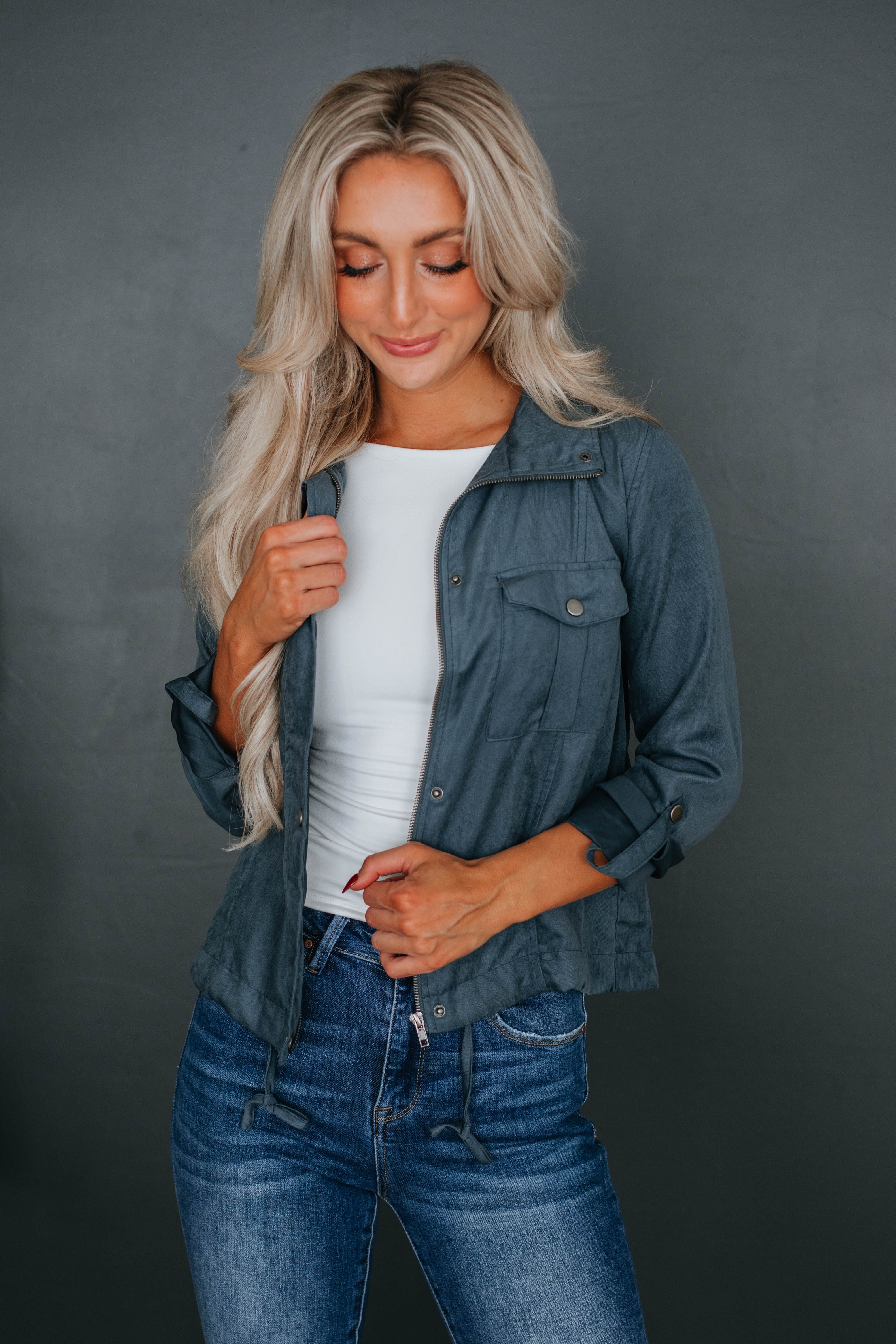 Dillon Lightweight Jacket - Midnight sold by Wild Oak Boutique