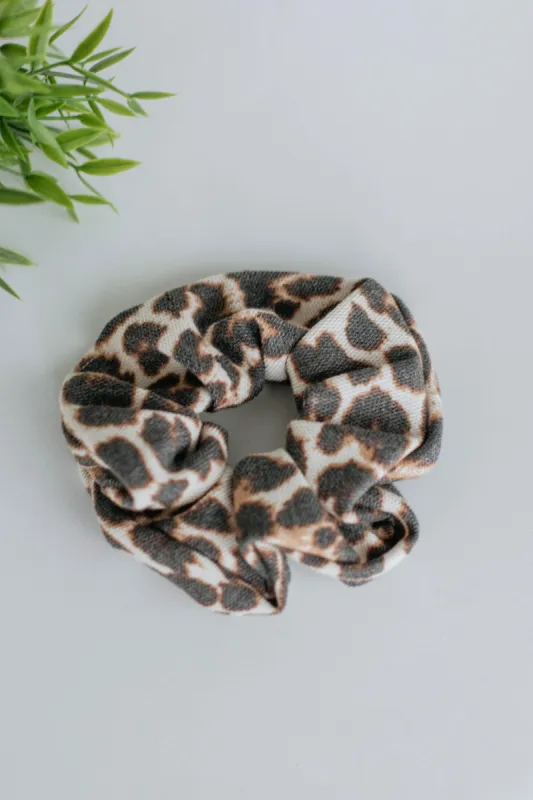 Rowson Scrunchie - Leopard sold by Wild Oak Boutique