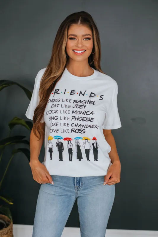 Friends Graphic Tee sold by Wild Oak Boutique
