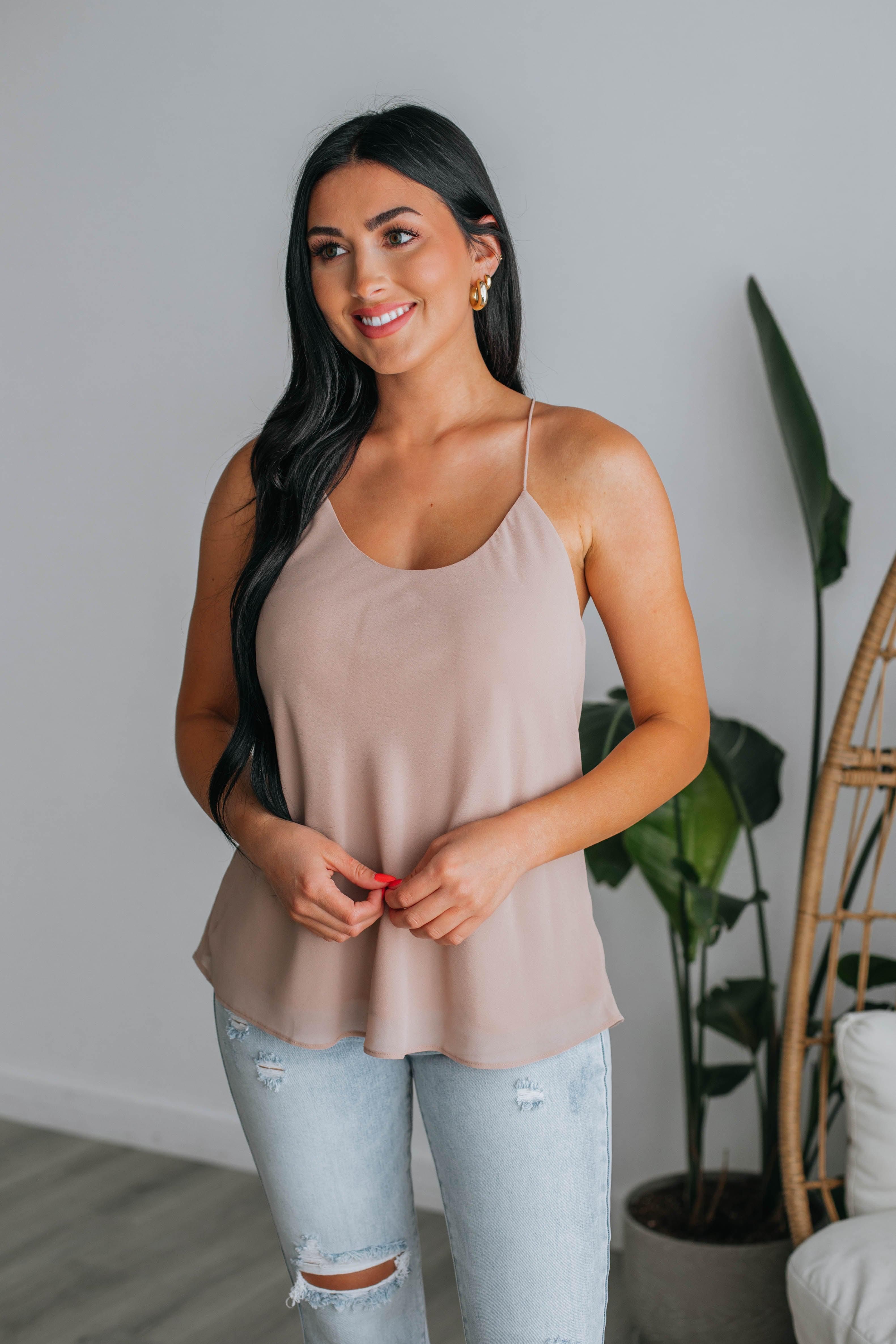 Karissa Tank - Latte sold by Wild Oak Boutique