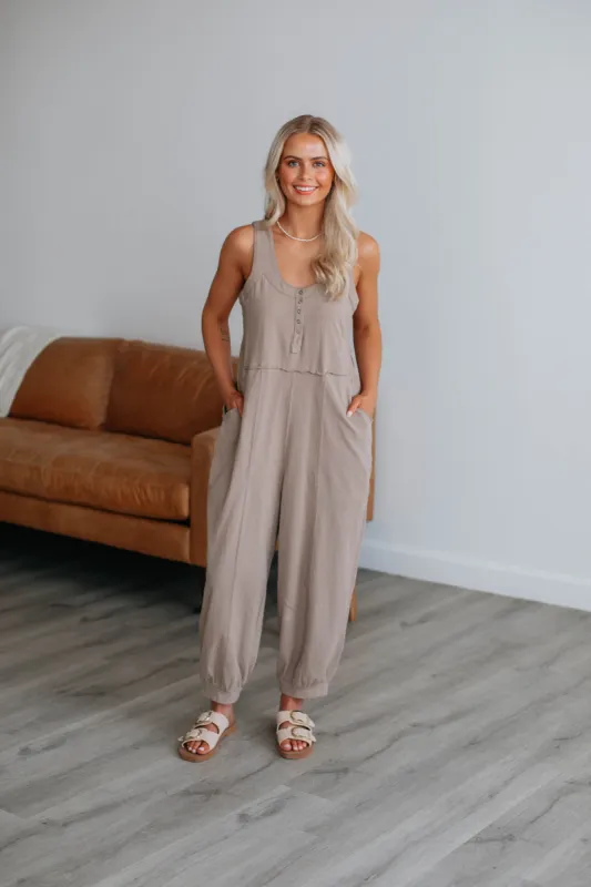 Olympia Jumpsuit sold by Wild Oak Boutique
