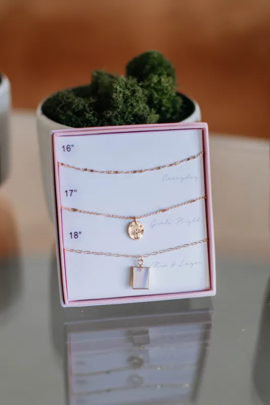 Keep It Classy Necklace Set sold by Wild Oak Boutique