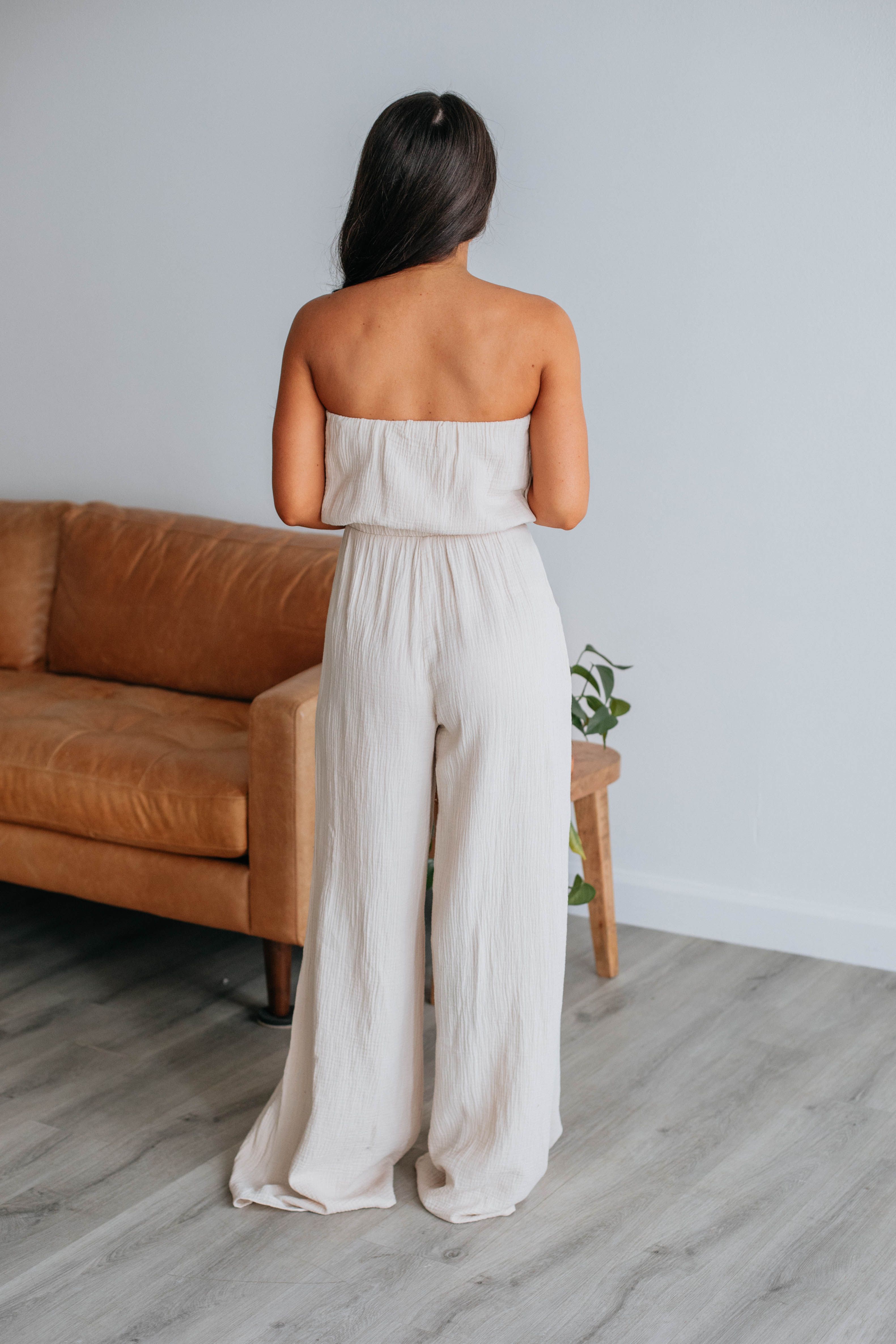 Zirena Jumpsuit - Natural sold by Wild Oak Boutique product image thumbnail 4