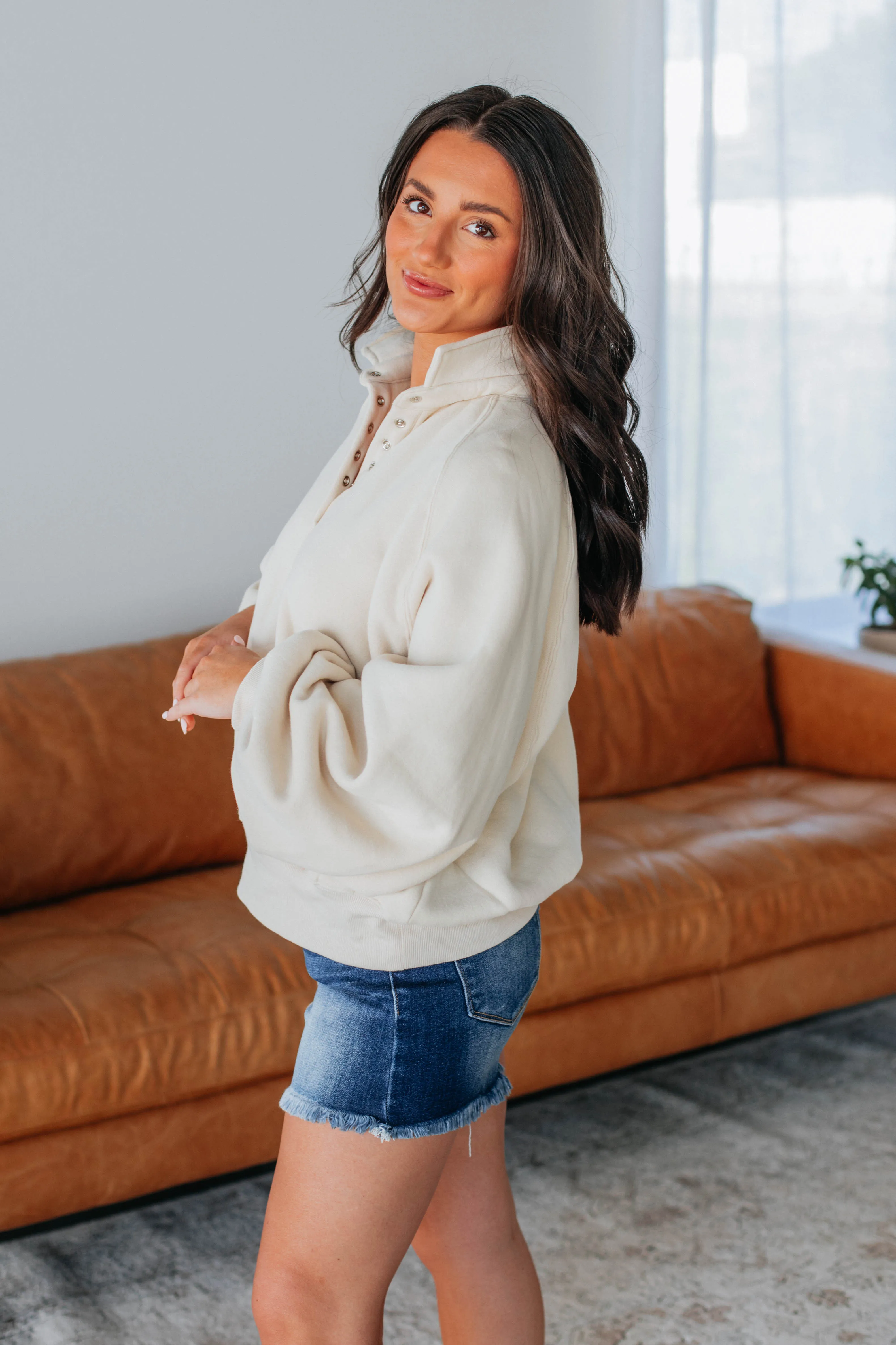 Tulley Pullover - Cream sold by Wild Oak Boutique product image thumbnail 2