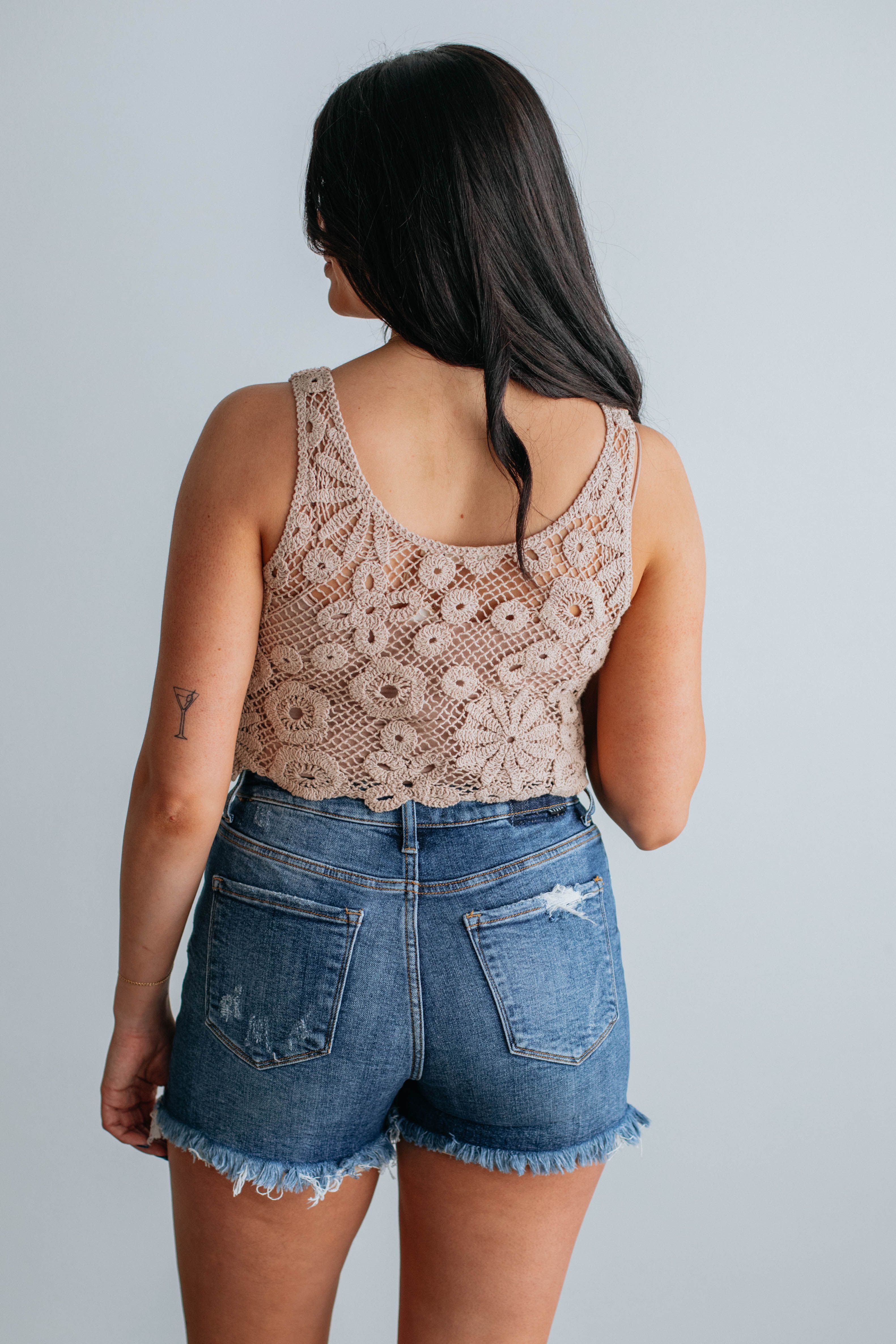 Paloma Crochet Tank sold by Wild Oak Boutique product image thumbnail 5