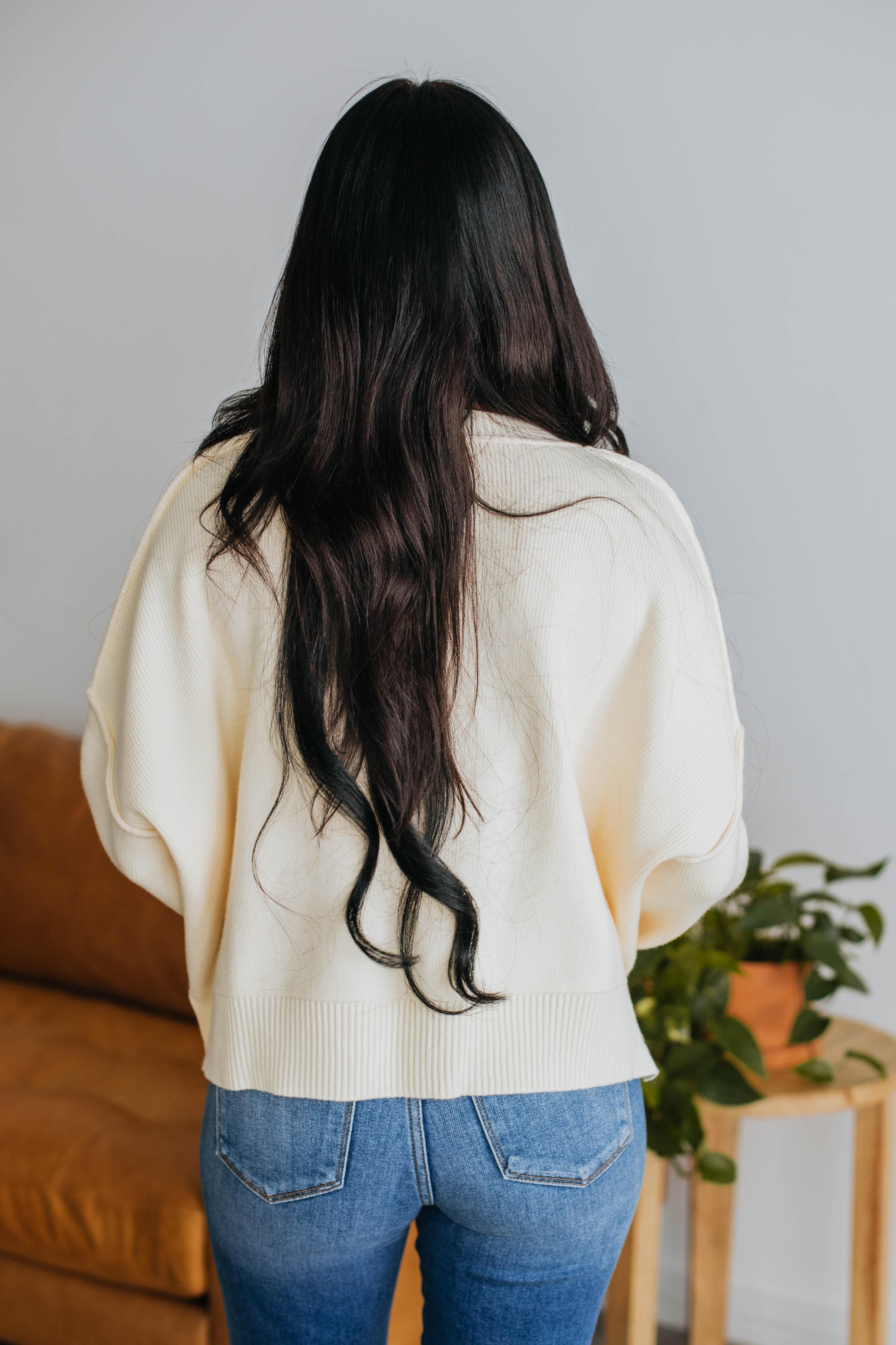 Liana Sweater - Cream sold by Wild Oak Boutique product image thumbnail 5