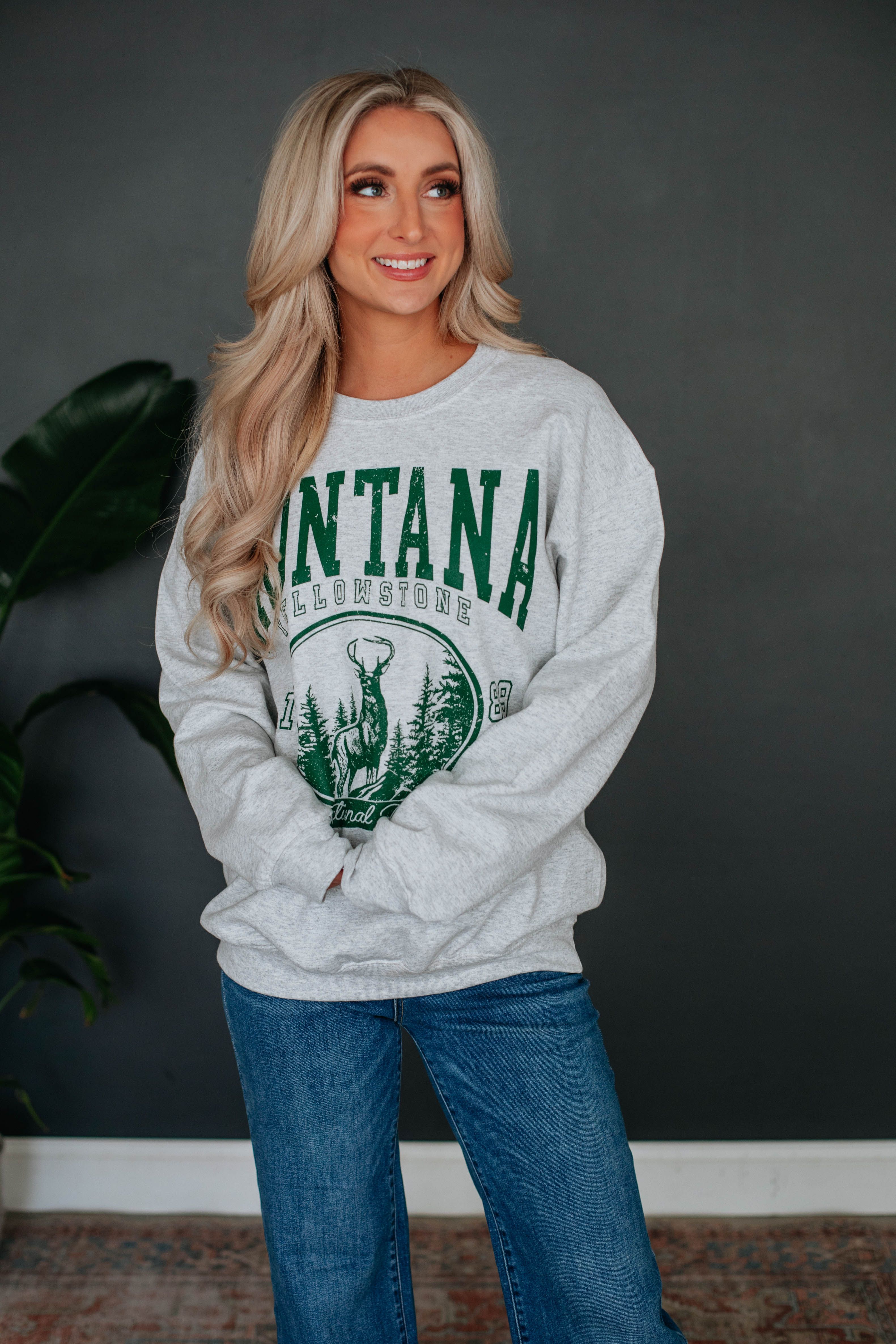 Montana Oversized Crewneck sold by Wild Oak Boutique product image thumbnail 2