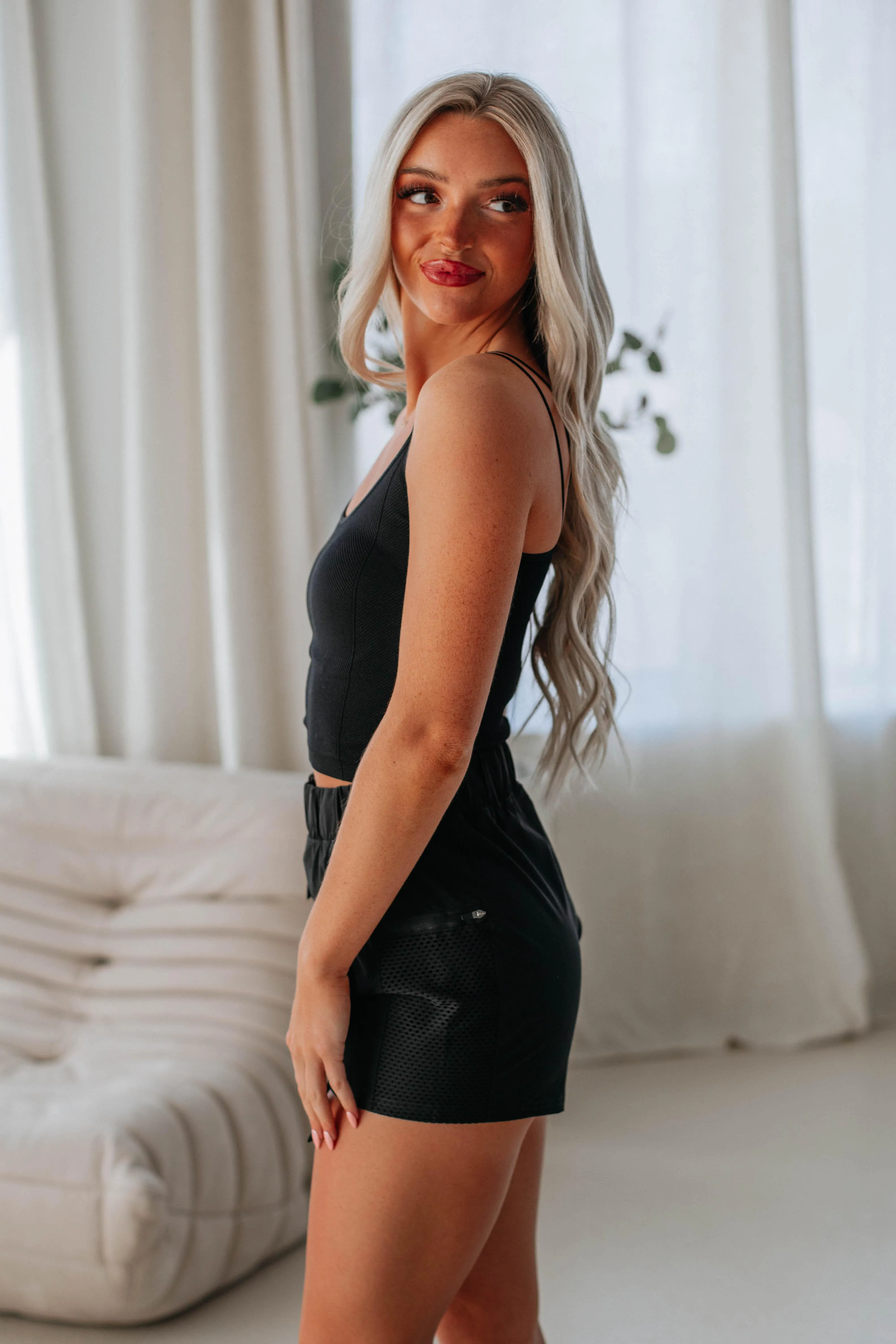 Lexis Ribbed Tank - Black sold by Wild Oak Boutique product image thumbnail 4