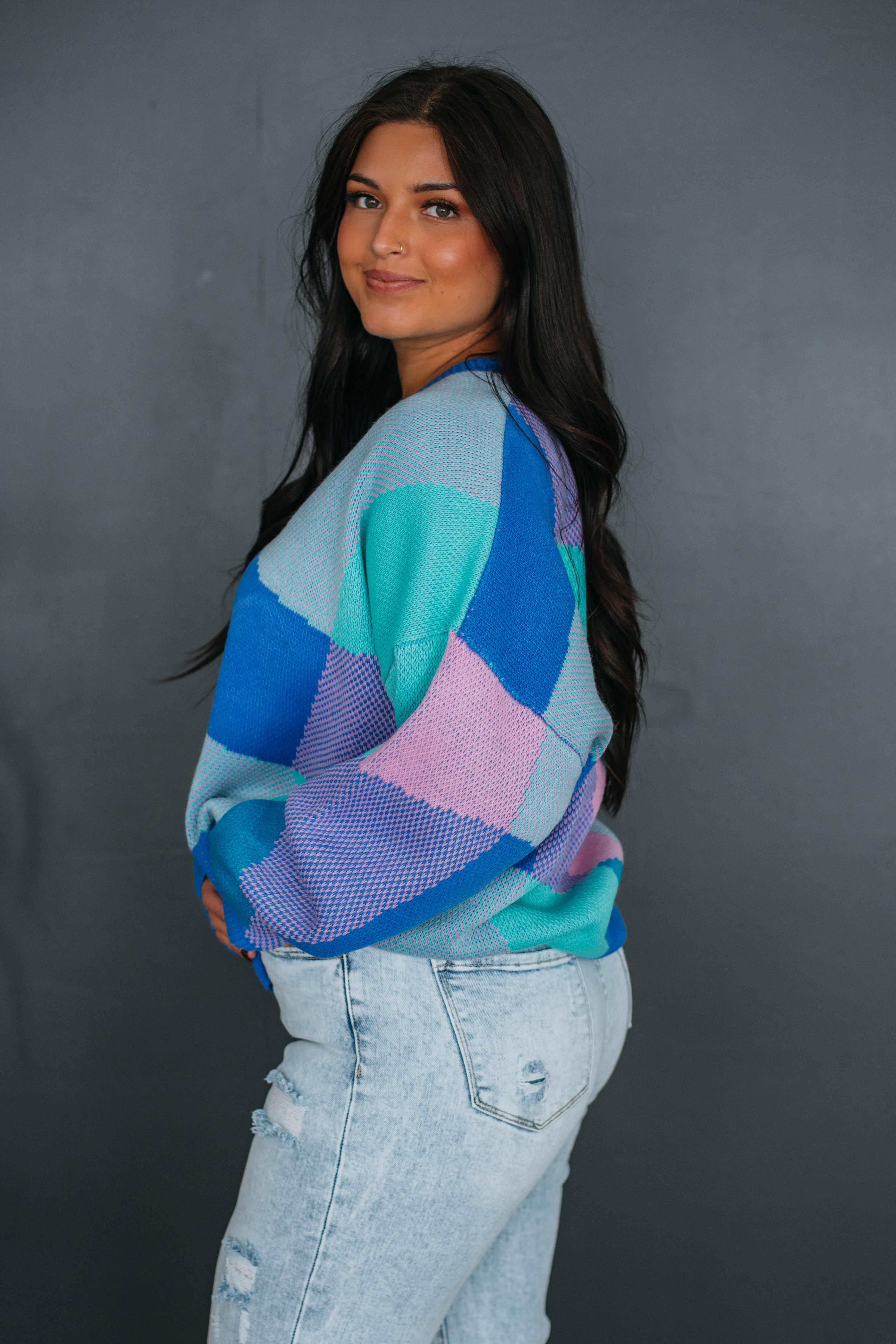 Colby Abstract Sweater sold by Wild Oak Boutique product image thumbnail 4