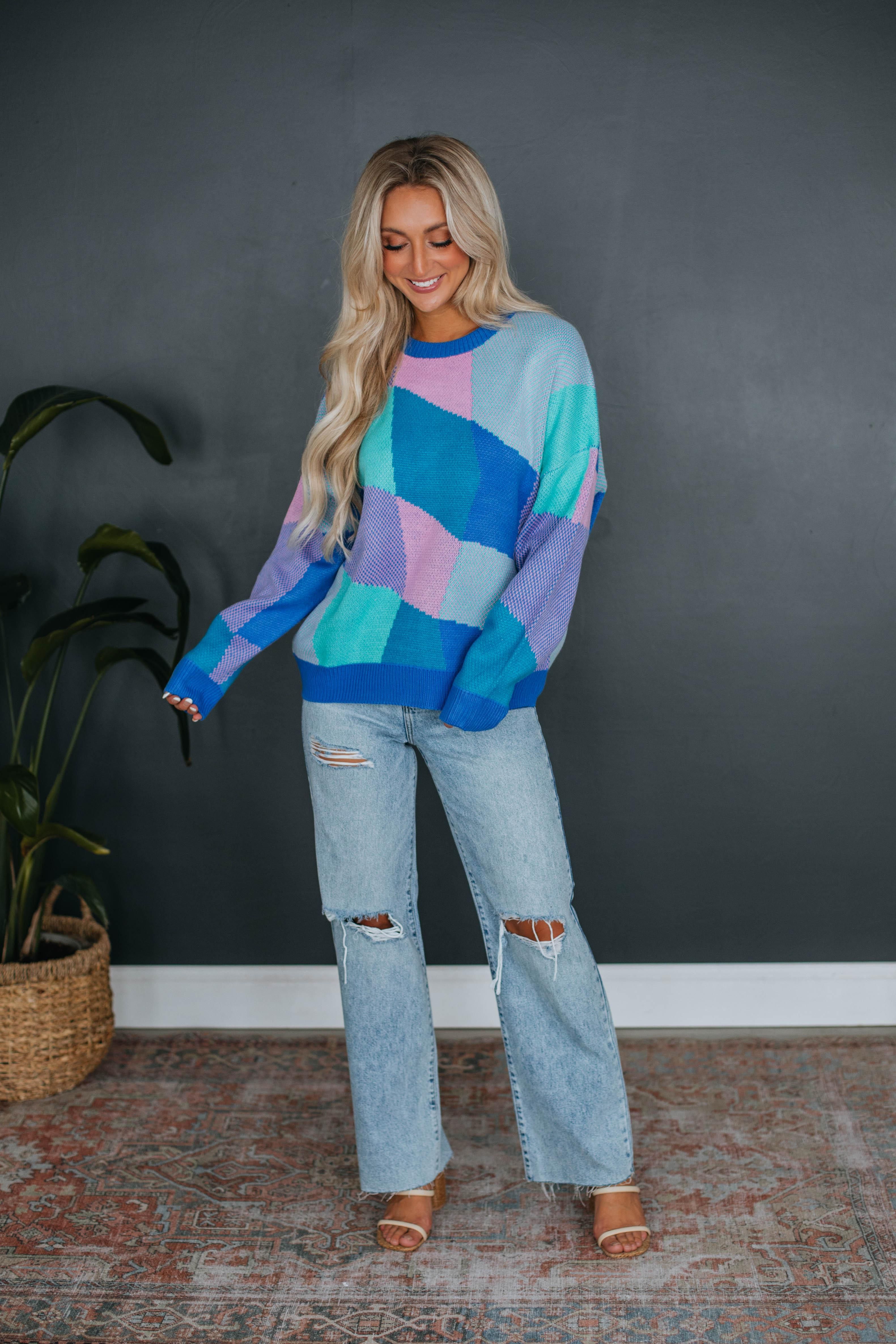 Colby Abstract Sweater sold by Wild Oak Boutique product image thumbnail 2