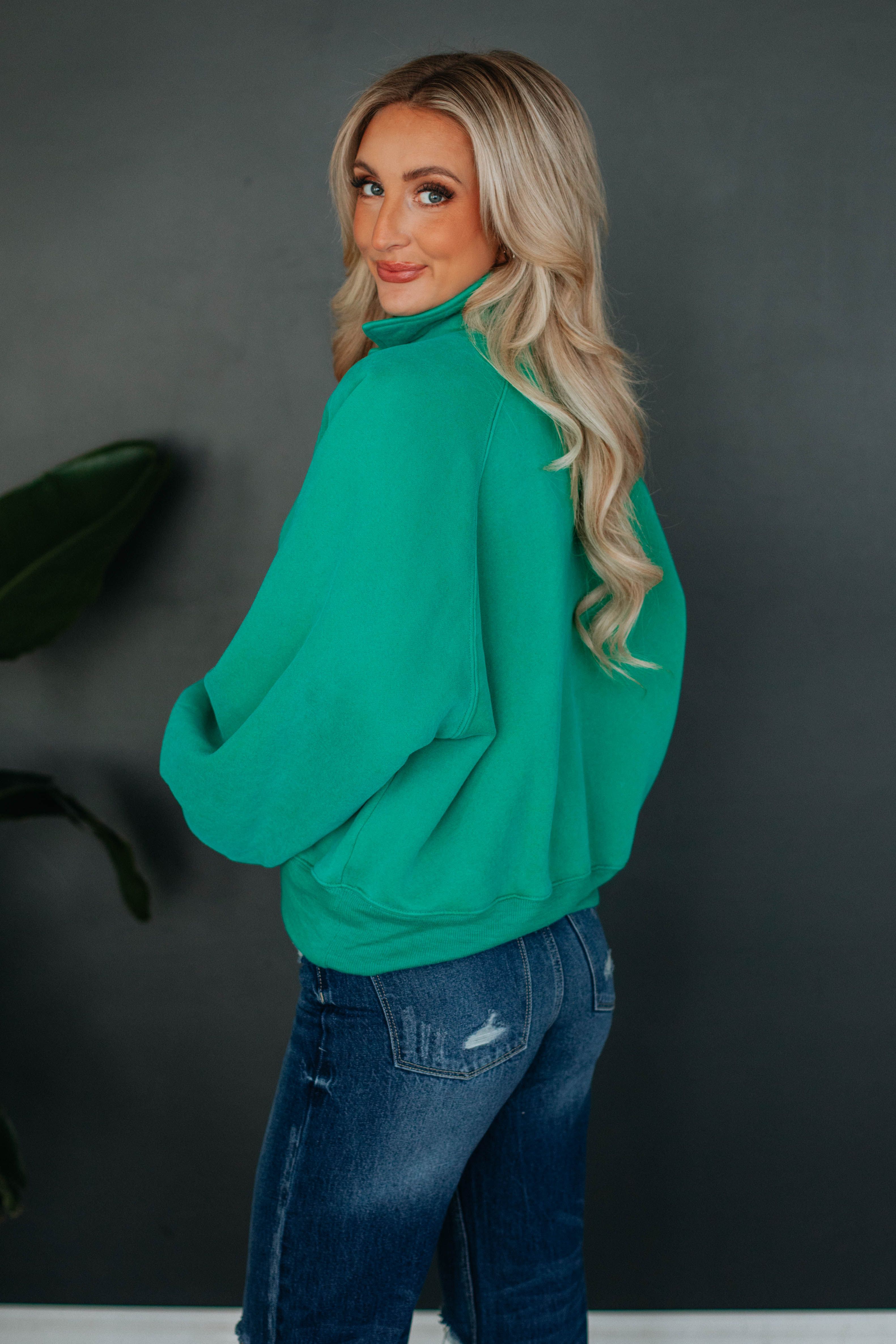Tulley Pullover - Jade sold by Wild Oak Boutique product image thumbnail 4