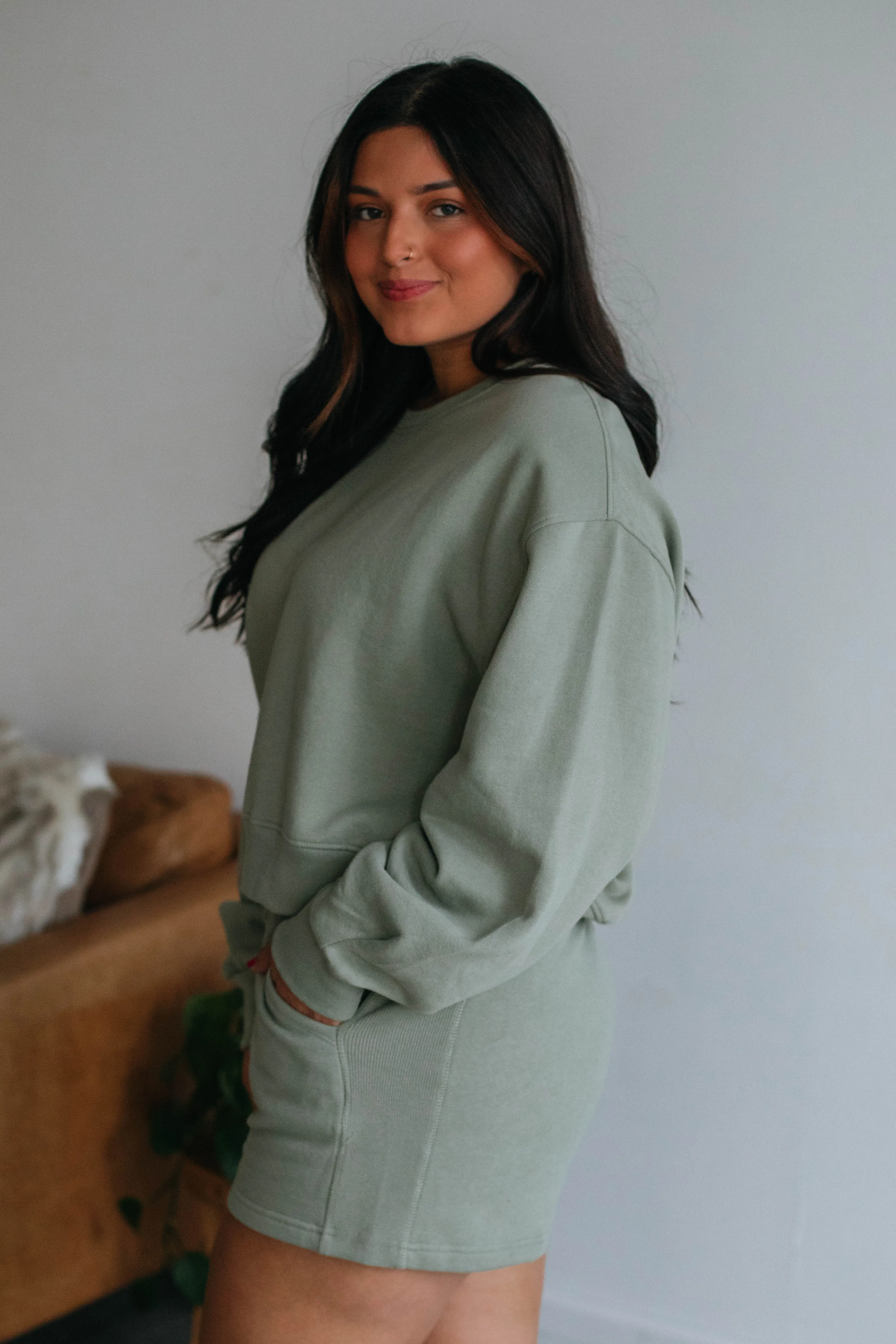 Do Not Disturb Sweatshirt - Sage sold by Wild Oak Boutique product image thumbnail 4