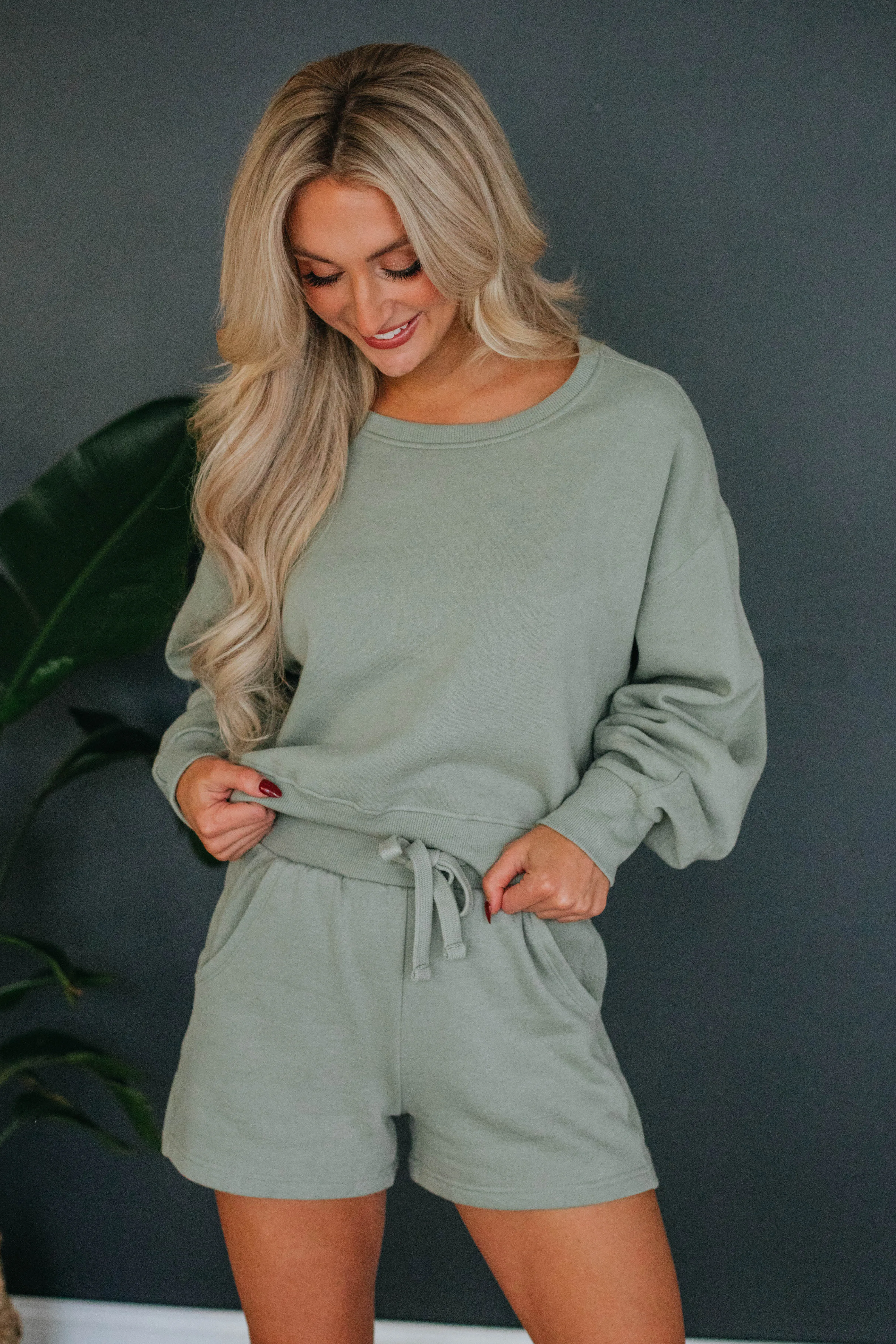 Do Not Disturb Sweatshirt - Sage sold by Wild Oak Boutique product image thumbnail 2