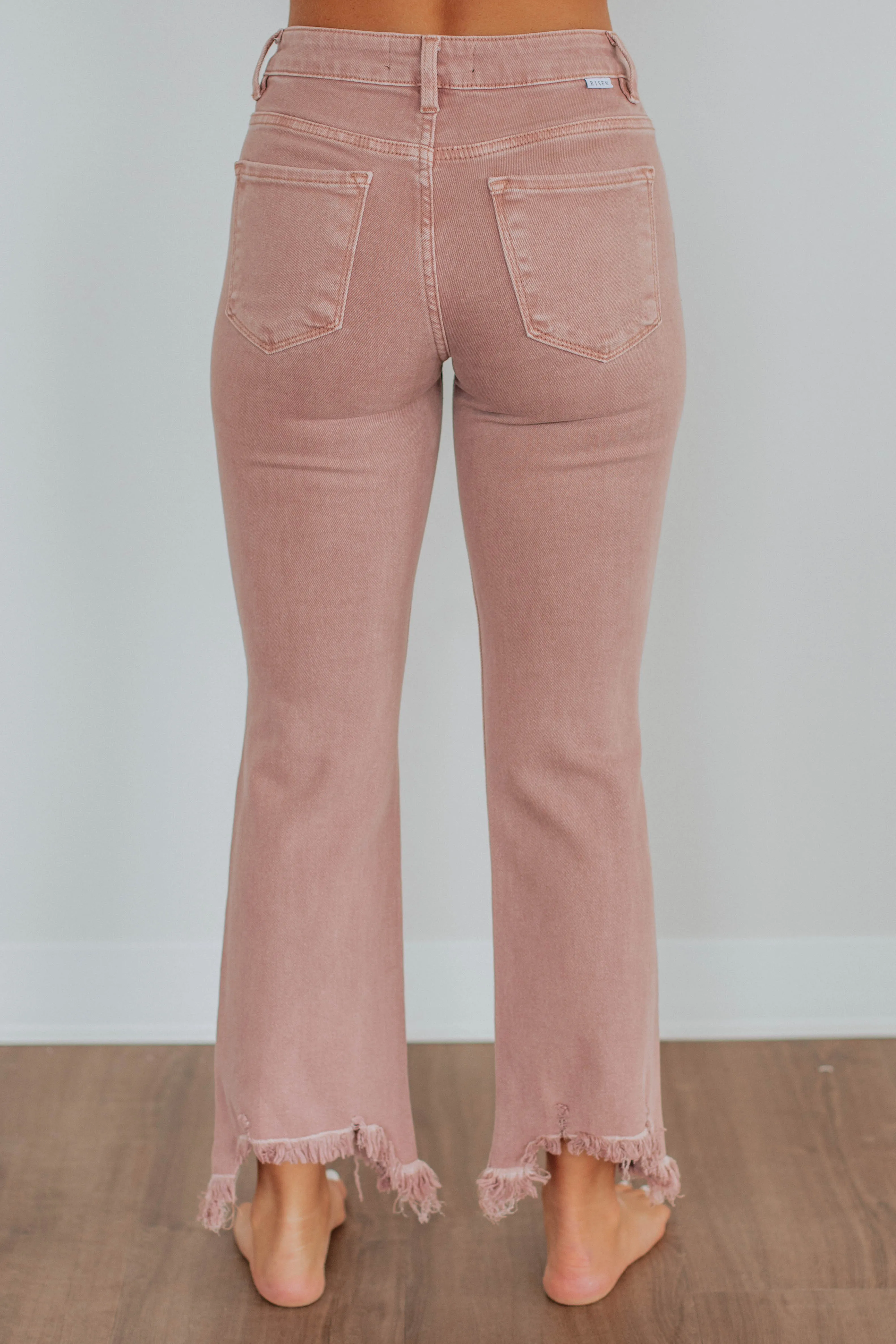 Neona Risen Jeans - Mauve sold by Wild Oak Boutique product image thumbnail 3