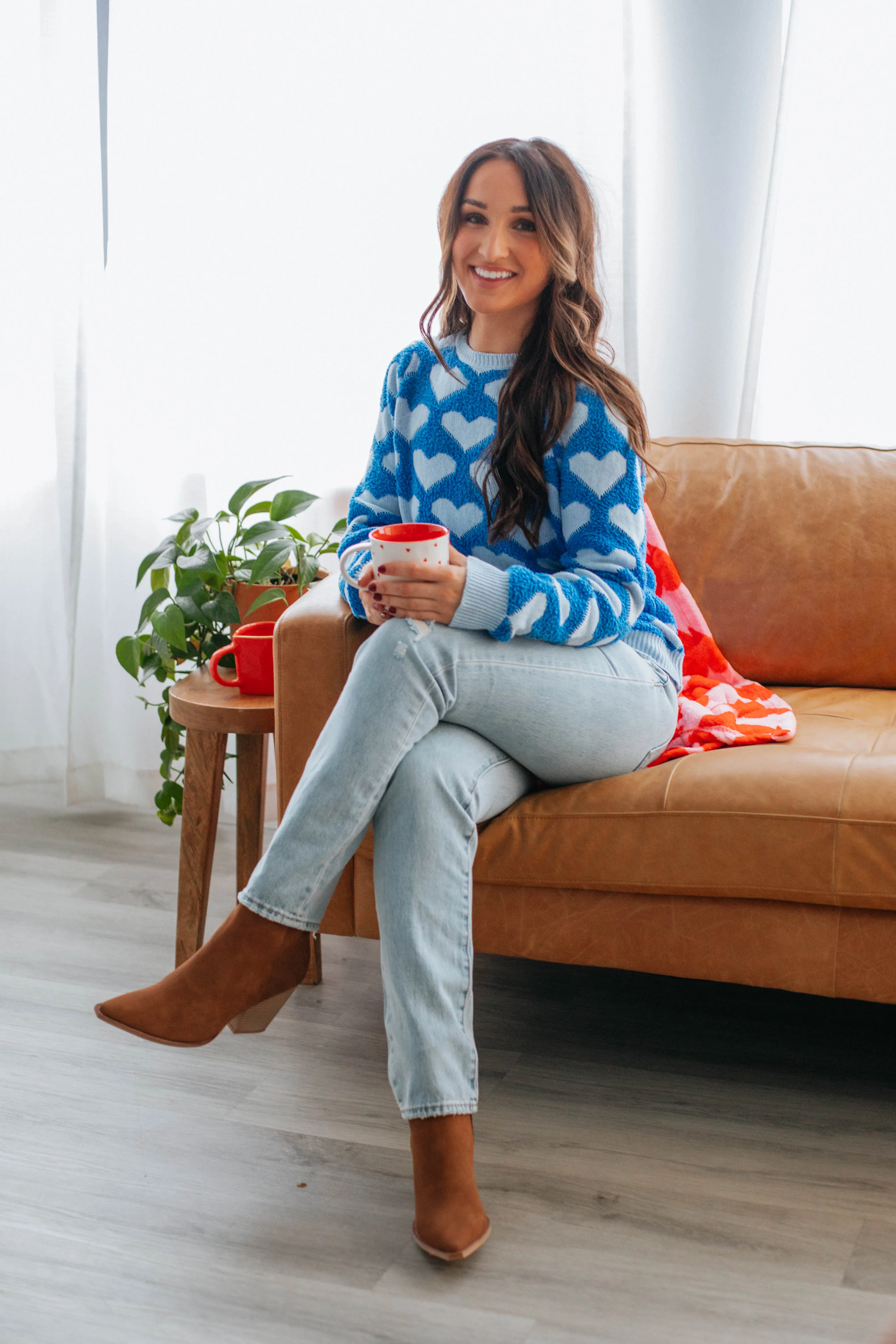 All Love Sweater - Cobalt sold by Wild Oak Boutique product image thumbnail 5