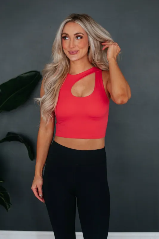 Satria Sports Bra - Coral sold by Wild Oak Boutique