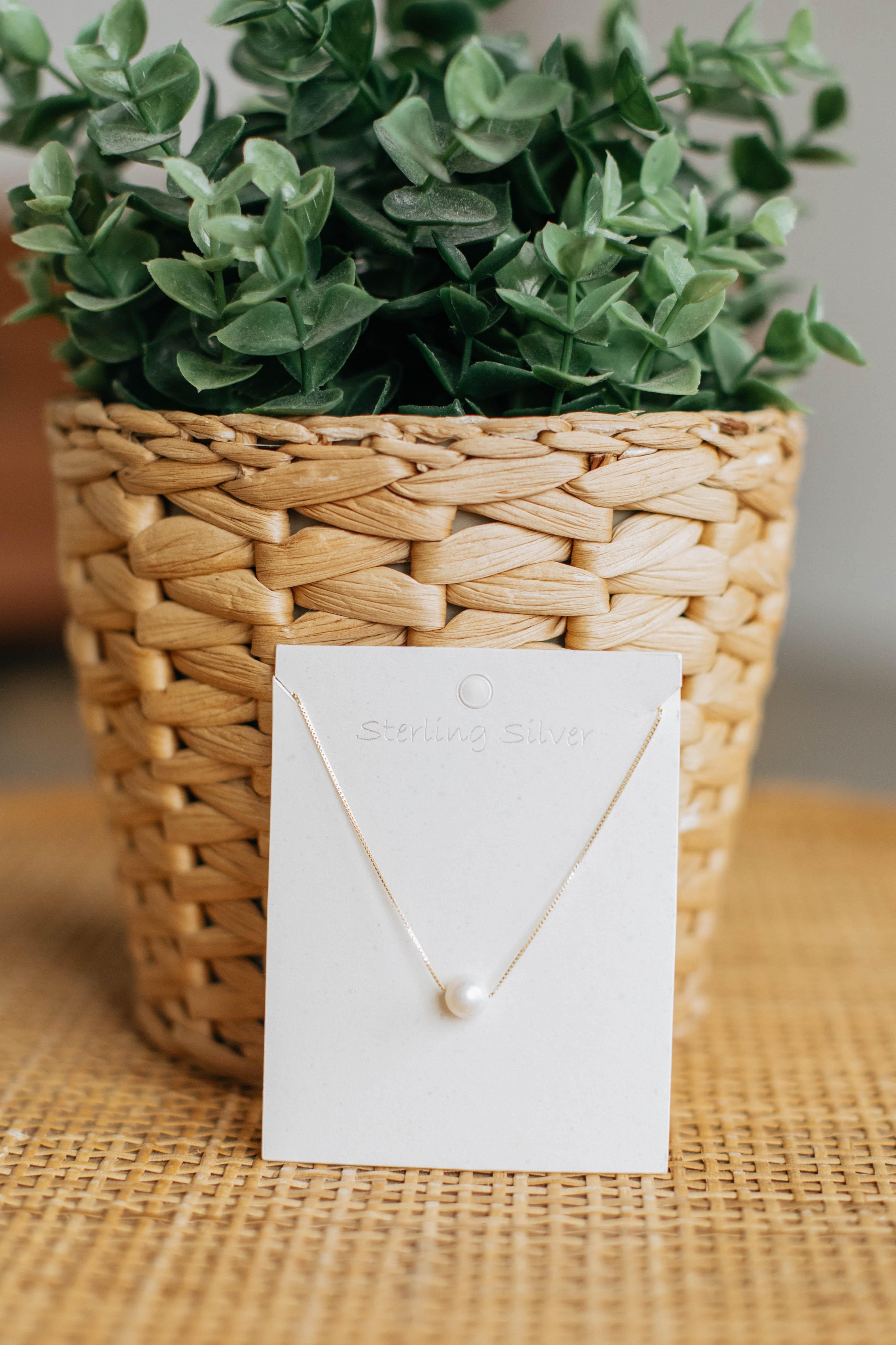 Pearl Pendant Necklace sold by Wild Oak Boutique